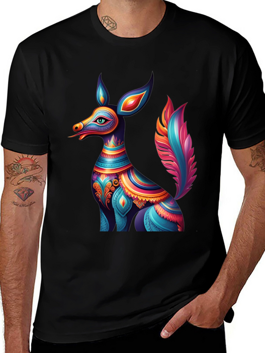 Alebrije Animal T-Shirt - Vibrant Colorful Design