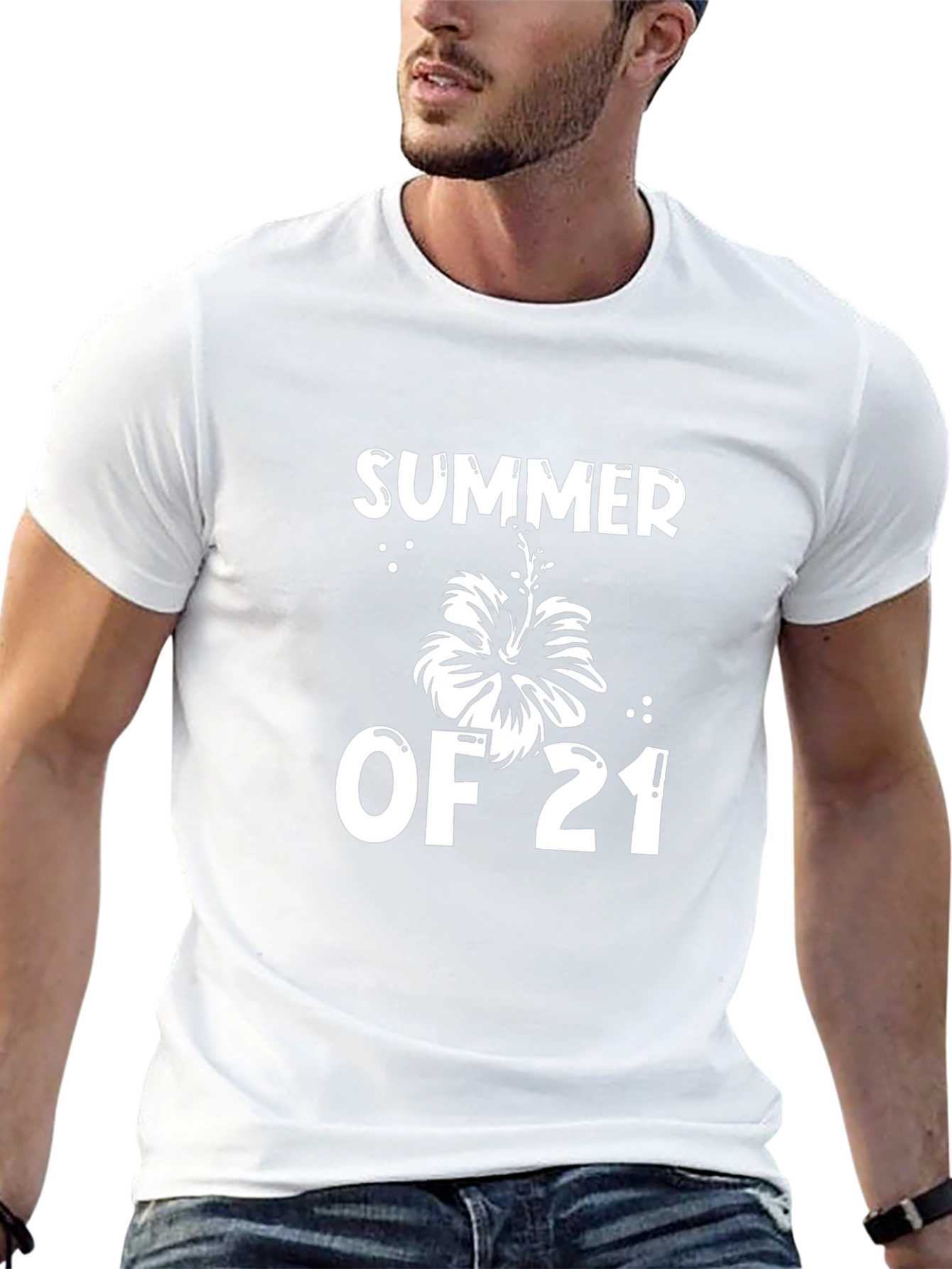 Summer of 21 Black Graphic T-Shirt