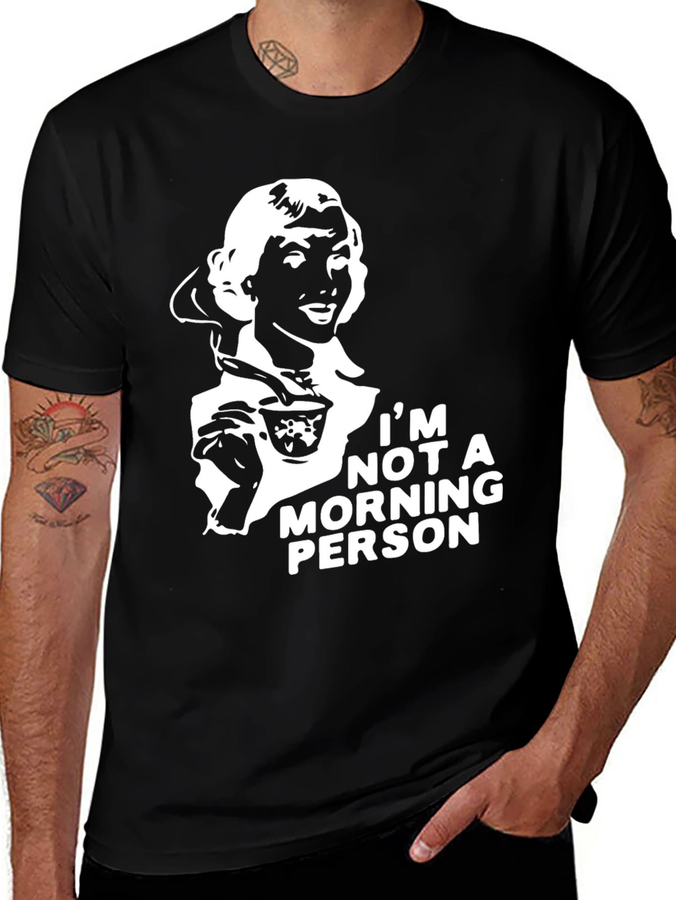 Im Not a Morning Person Graphic Tee