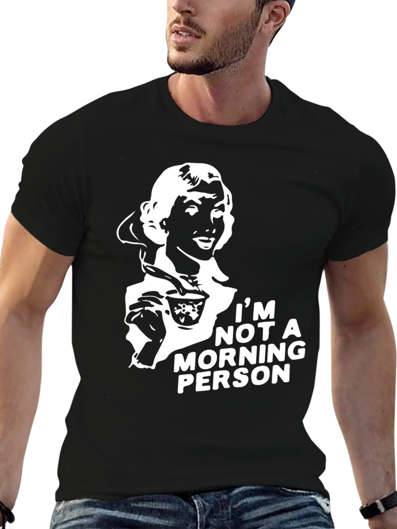 Im Not a Morning Person Graphic Tee