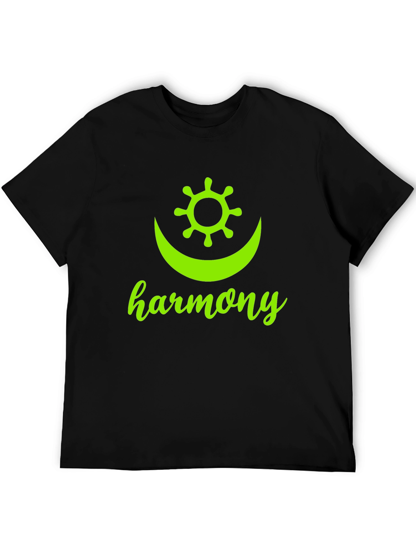 Harmony Graphic Tee - Black Unisex T-Shirt