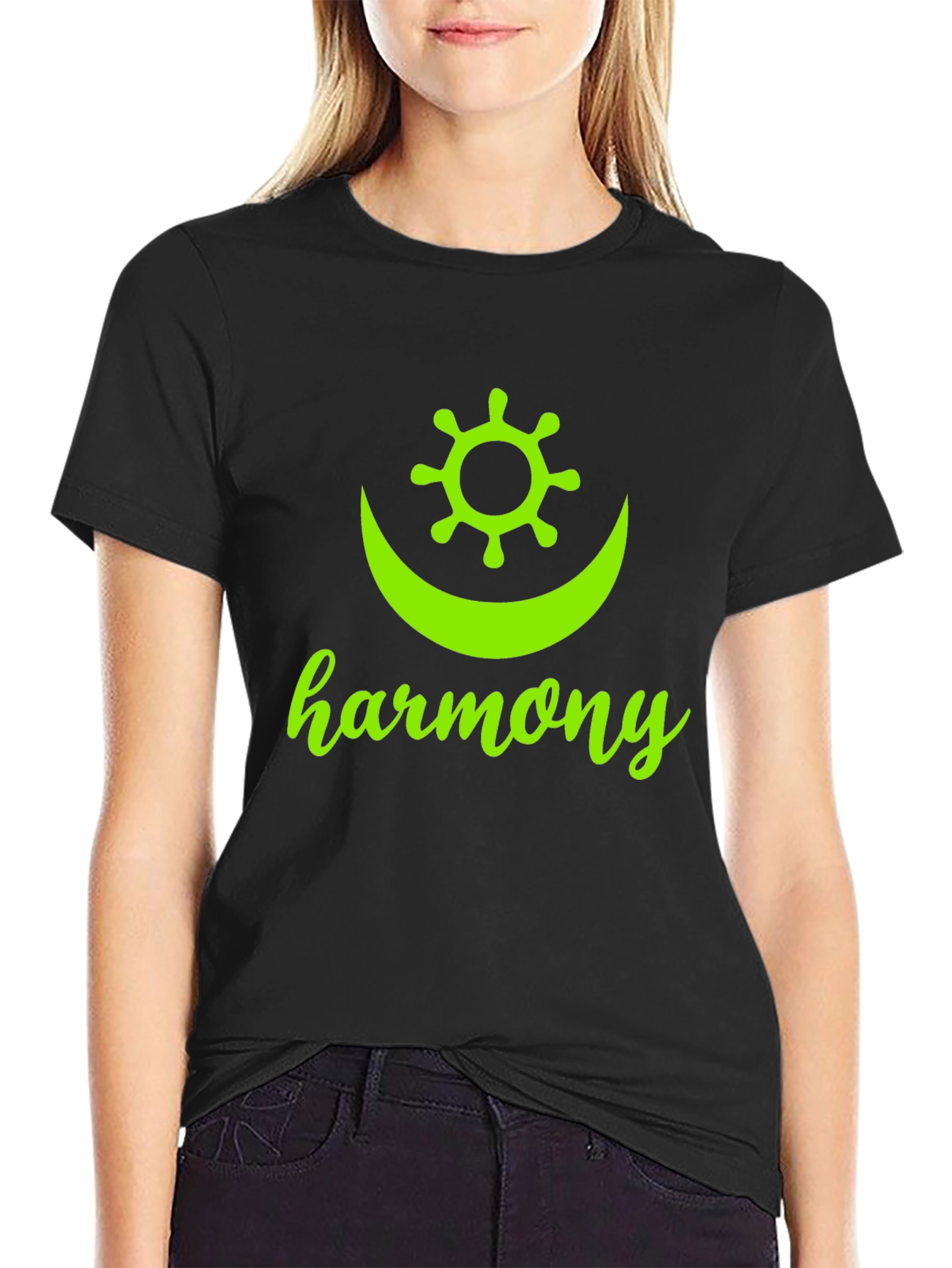 Harmony Graphic Tee - Black Unisex T-Shirt