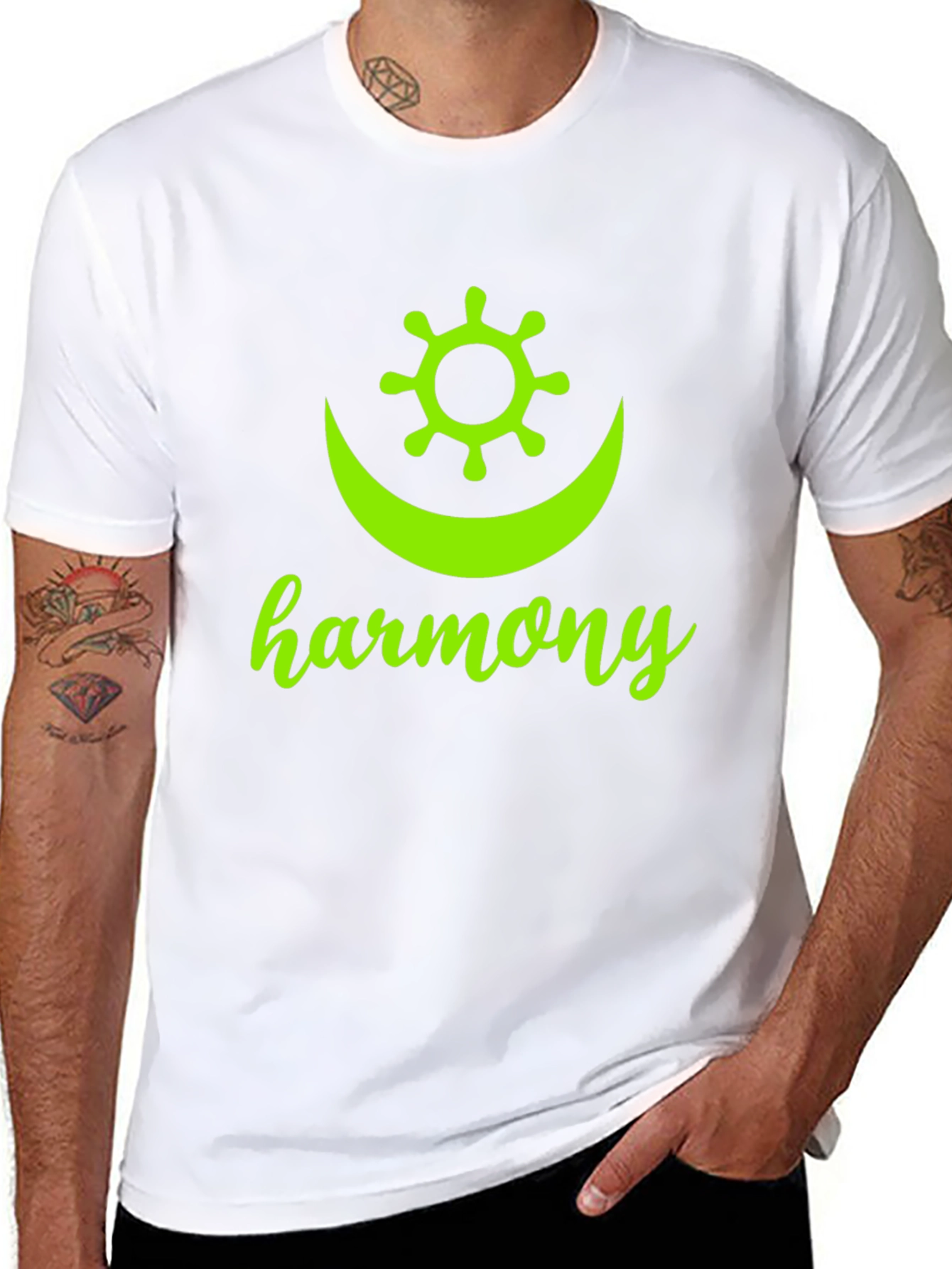 Harmony Graphic Tee - Black Unisex T-Shirt