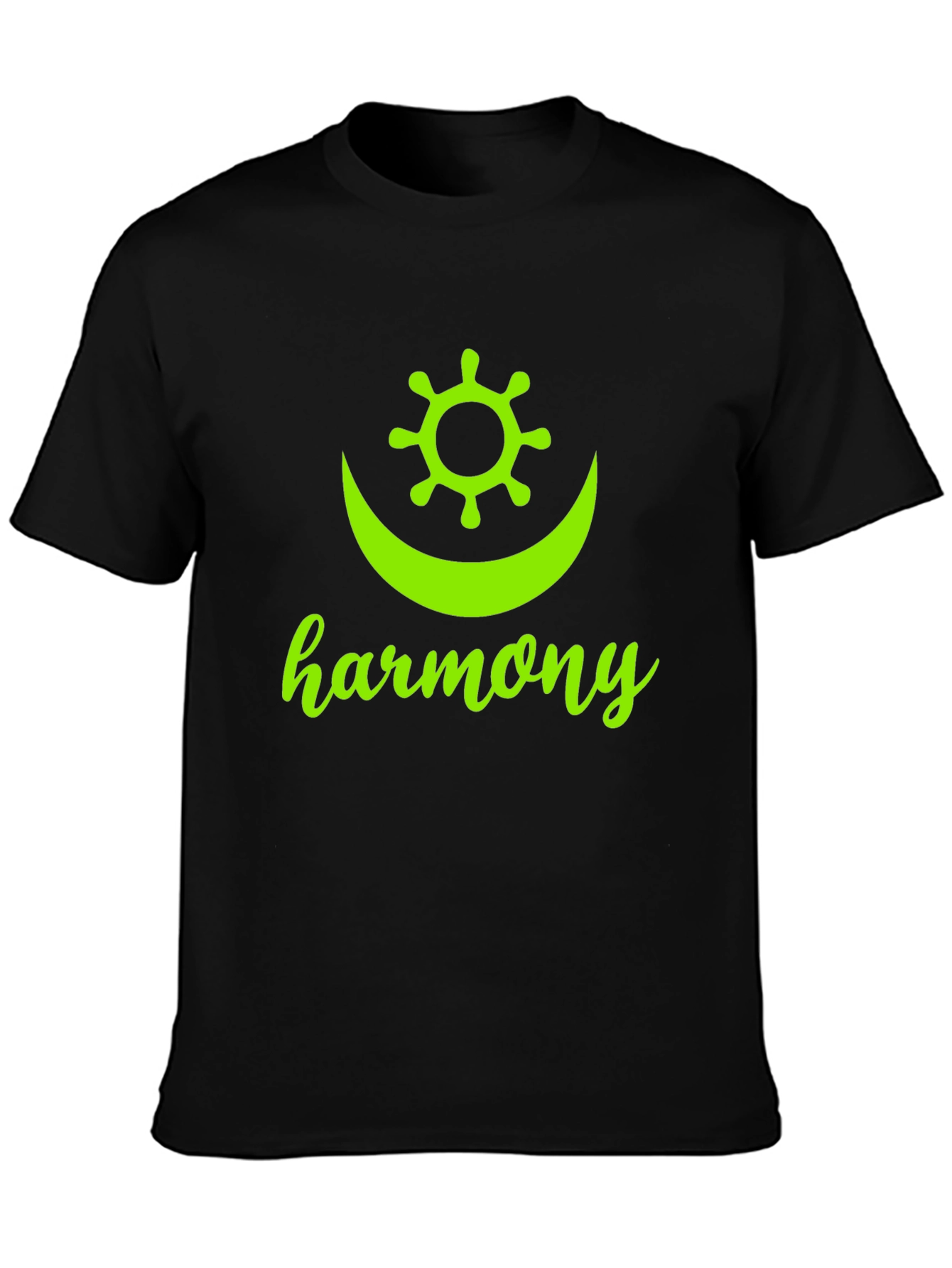 Harmony Graphic Tee - Black Unisex T-Shirt