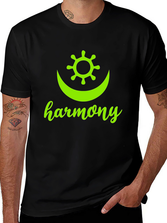 Harmony Graphic Tee - Black Unisex T-Shirt