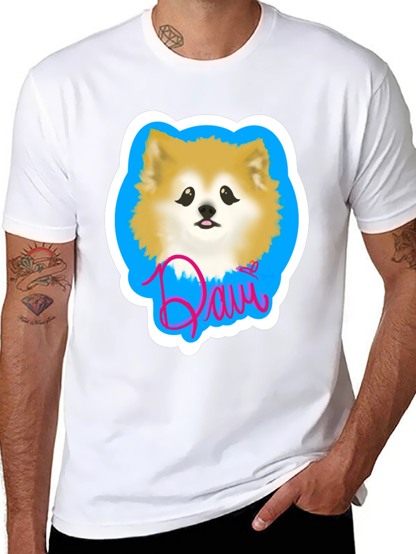 Cute Pomeranian Dog T-Shirt
