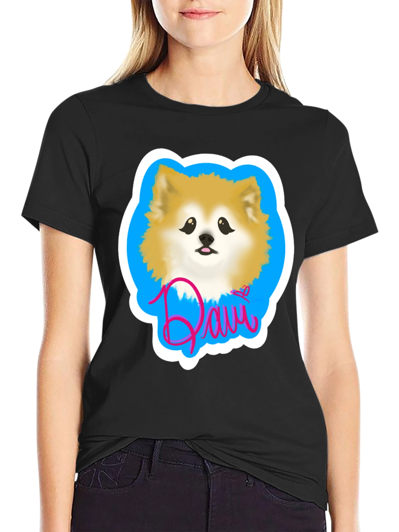 Cute Pomeranian Dog T-Shirt