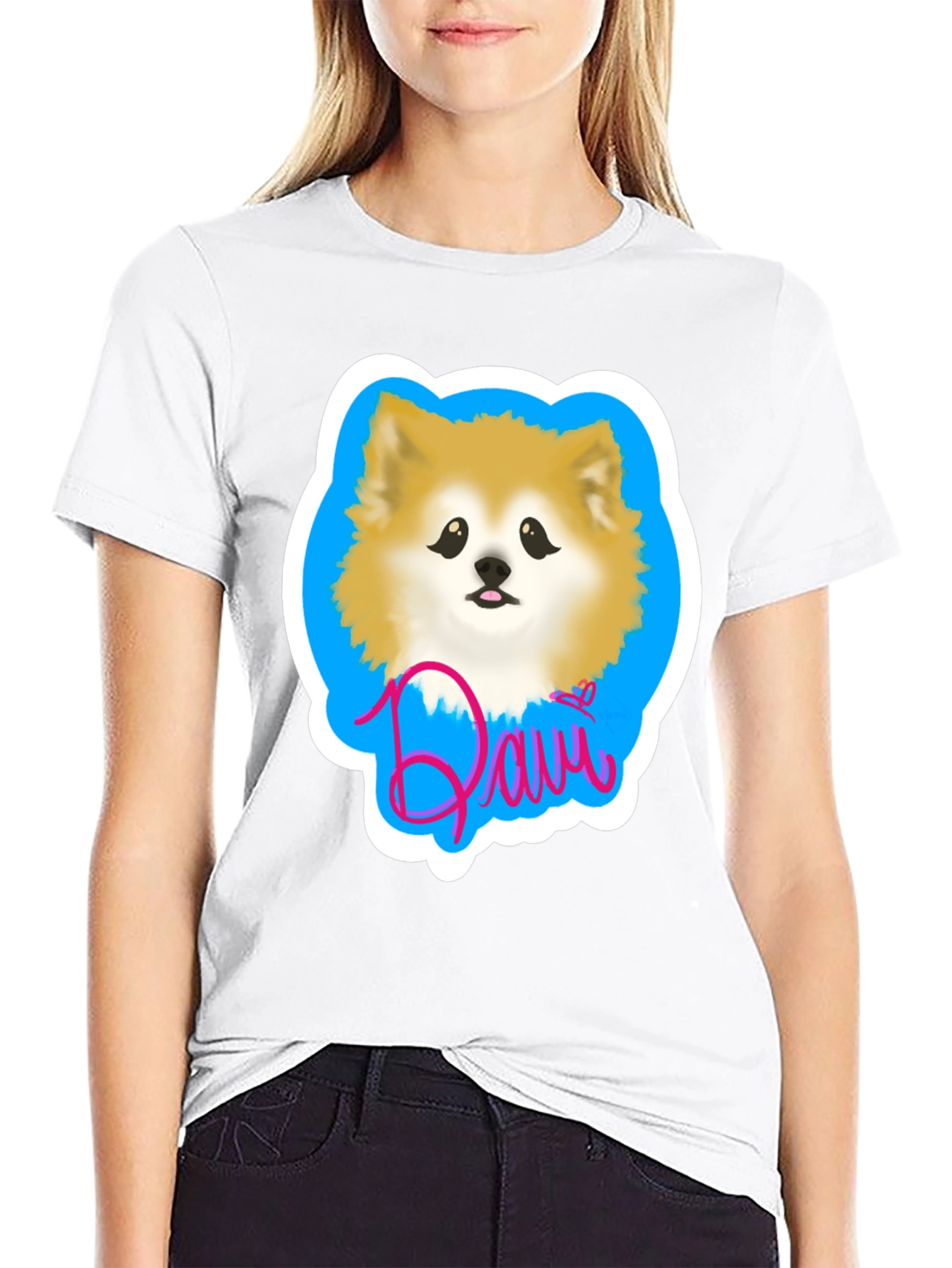 Cute Pomeranian Dog T-Shirt