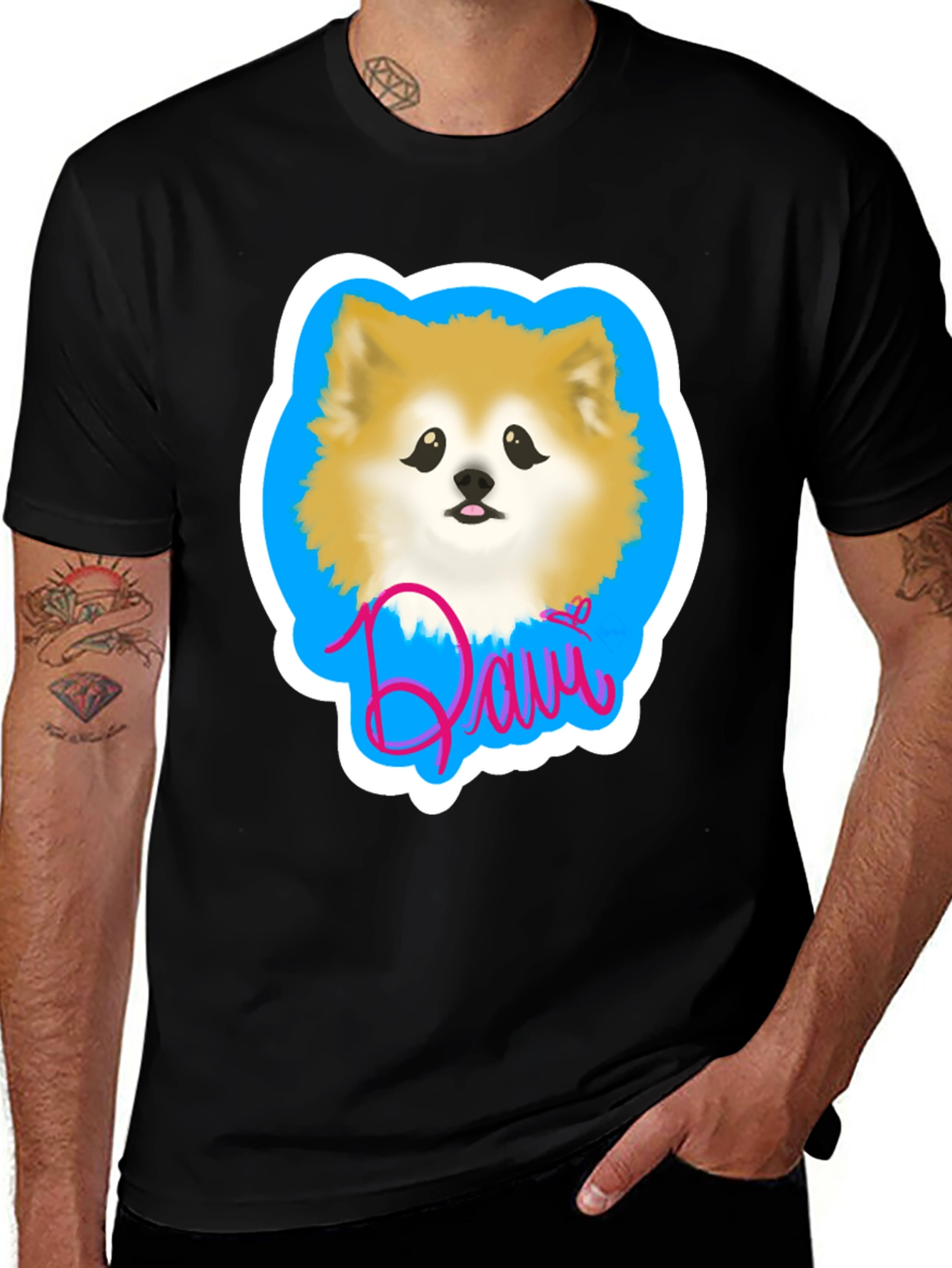 Cute Pomeranian Dog T-Shirt