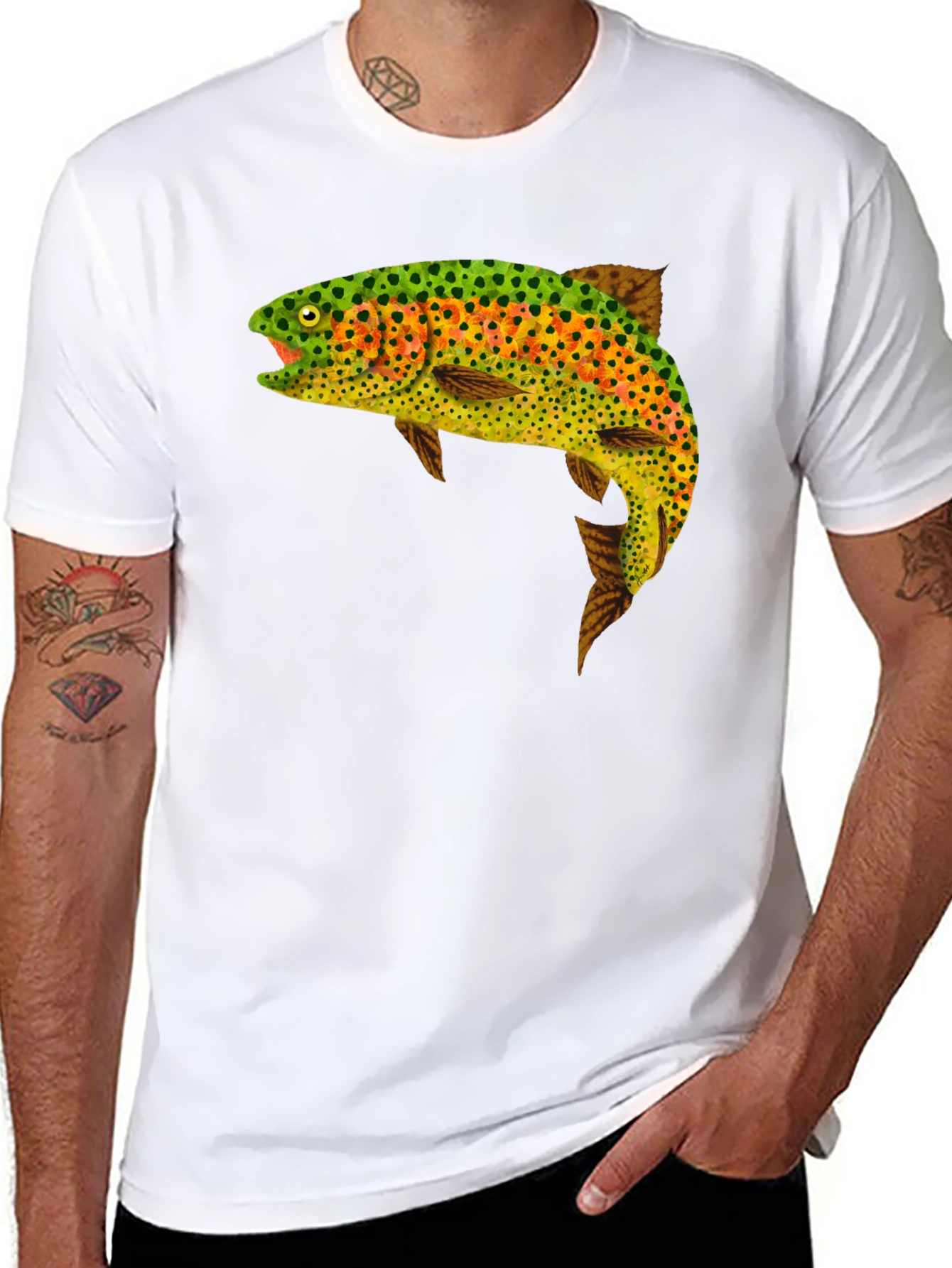 Trout Graphic Tee - Fishing T-Shirt
