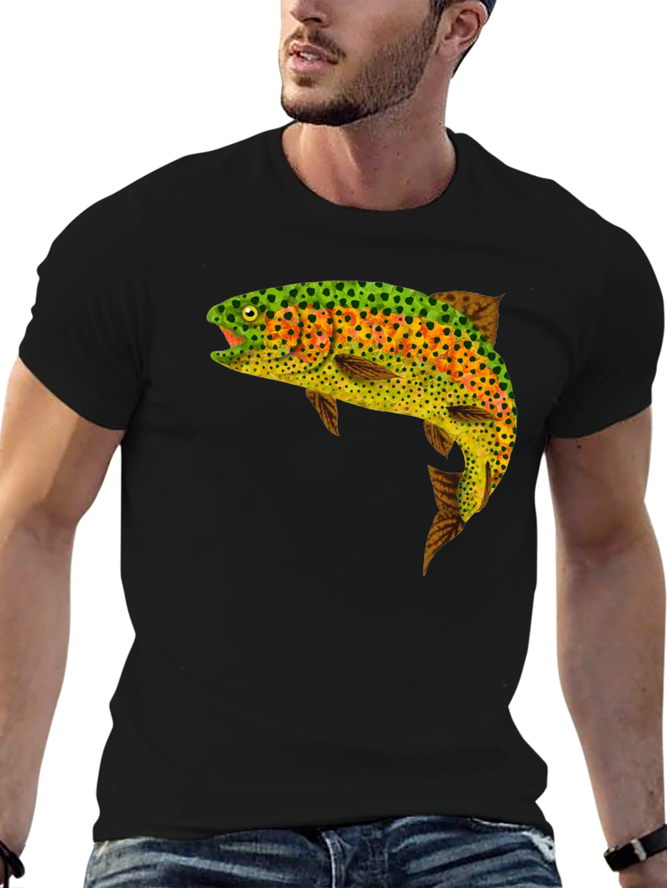 Trout Graphic Tee - Fishing T-Shirt