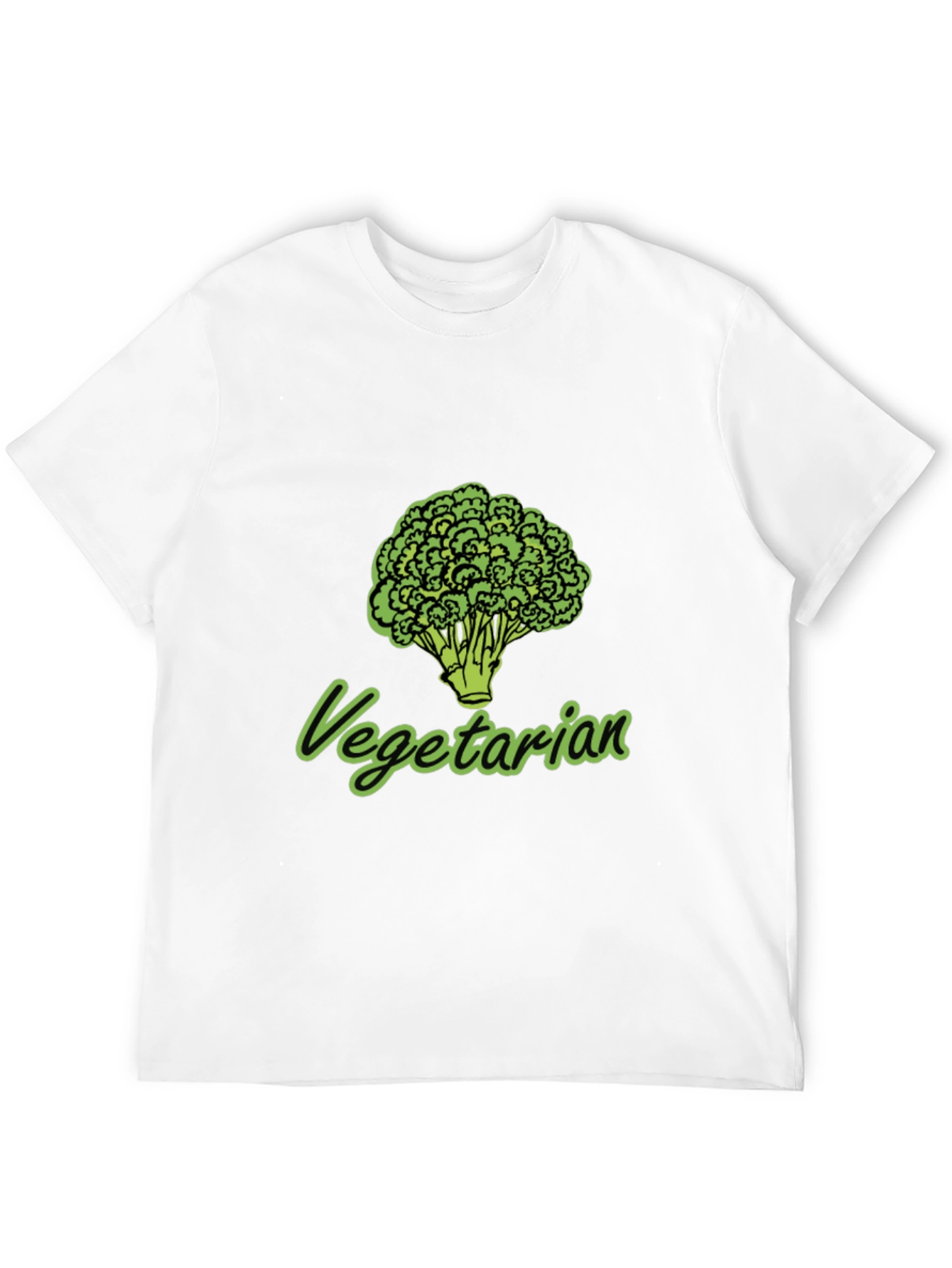 Vegetarian Broccoli Graphic T-Shirt