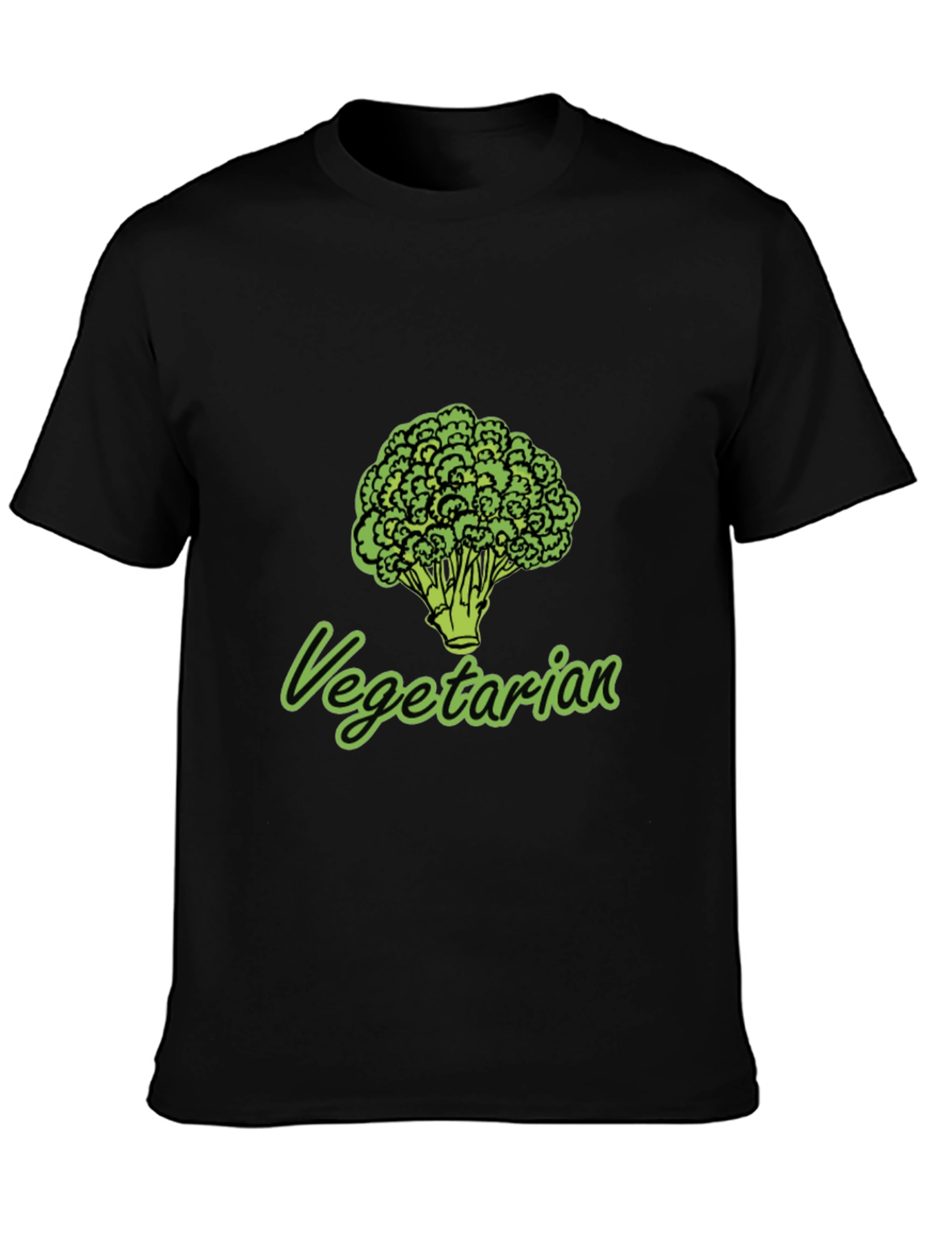 Vegetarian Broccoli Graphic T-Shirt