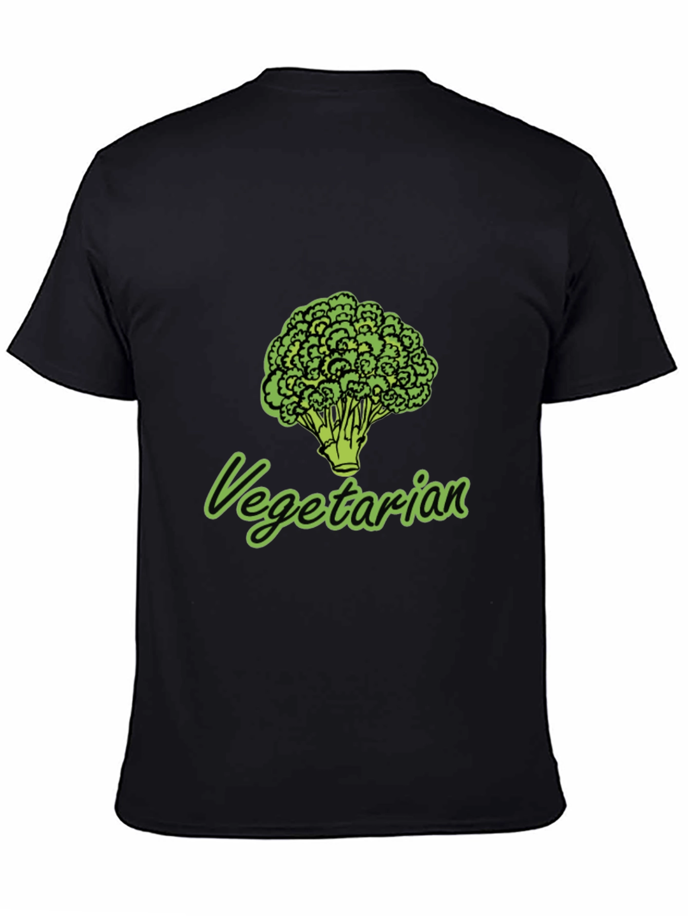 Vegetarian Broccoli Graphic T-Shirt