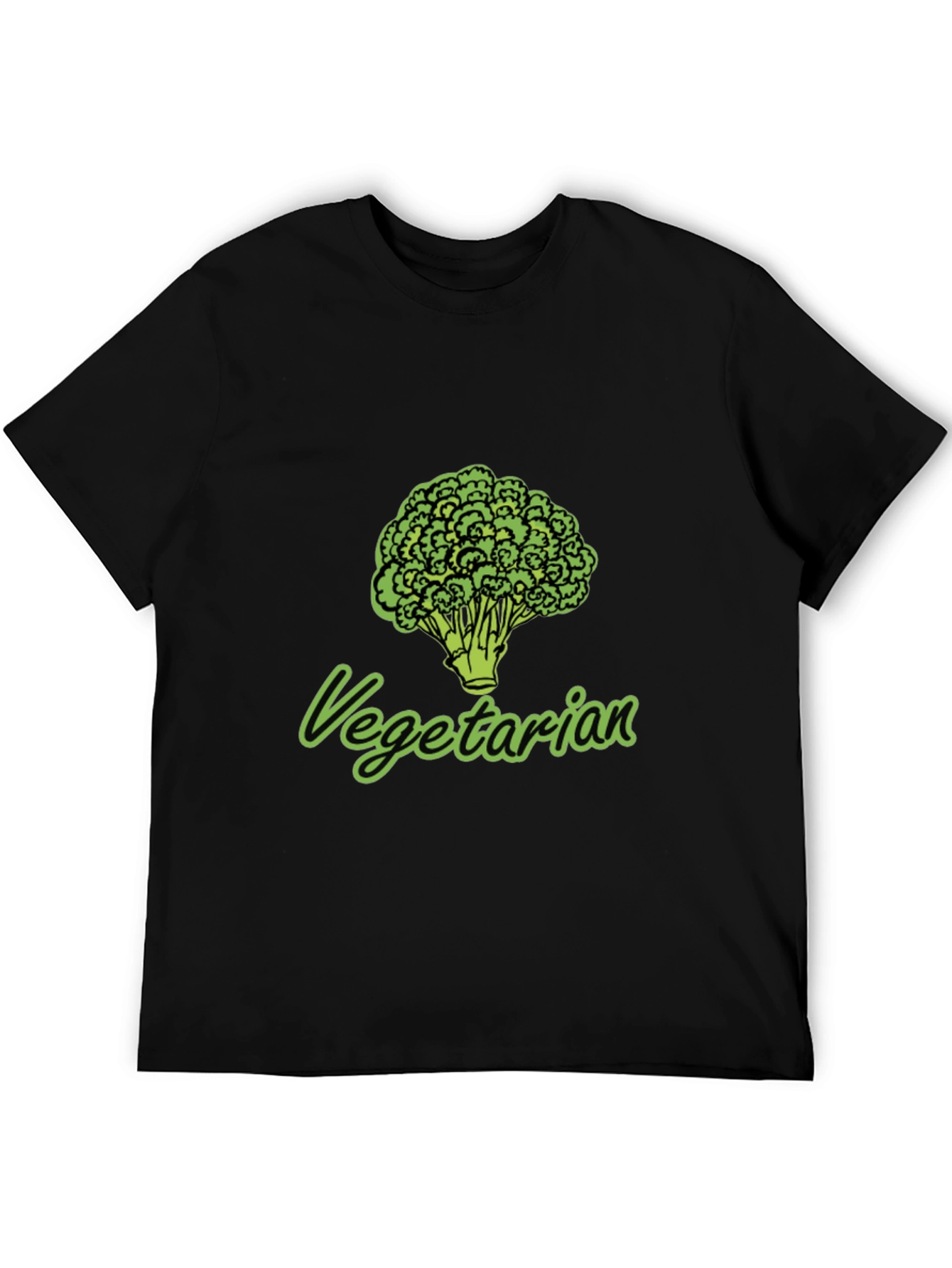 Vegetarian Broccoli Graphic T-Shirt