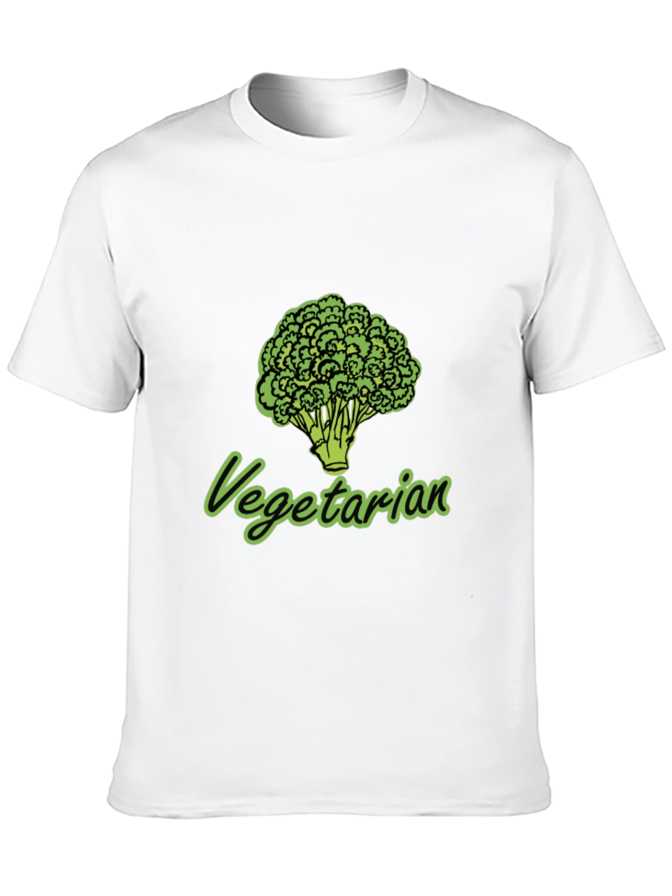 Vegetarian Broccoli Graphic T-Shirt