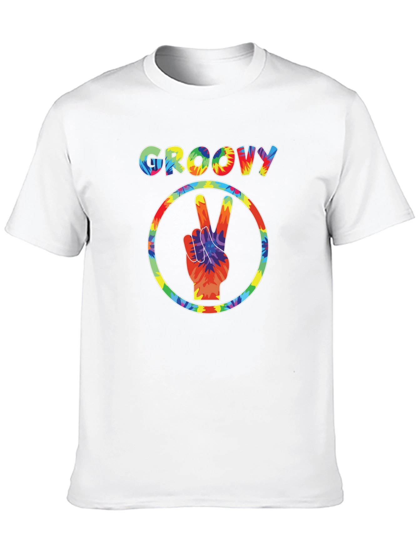 Groovy Tie-Dye Peace Sign T-Shirt