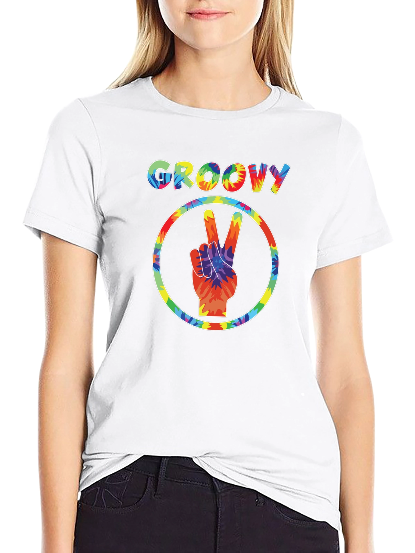 Groovy Tie-Dye Peace Sign T-Shirt
