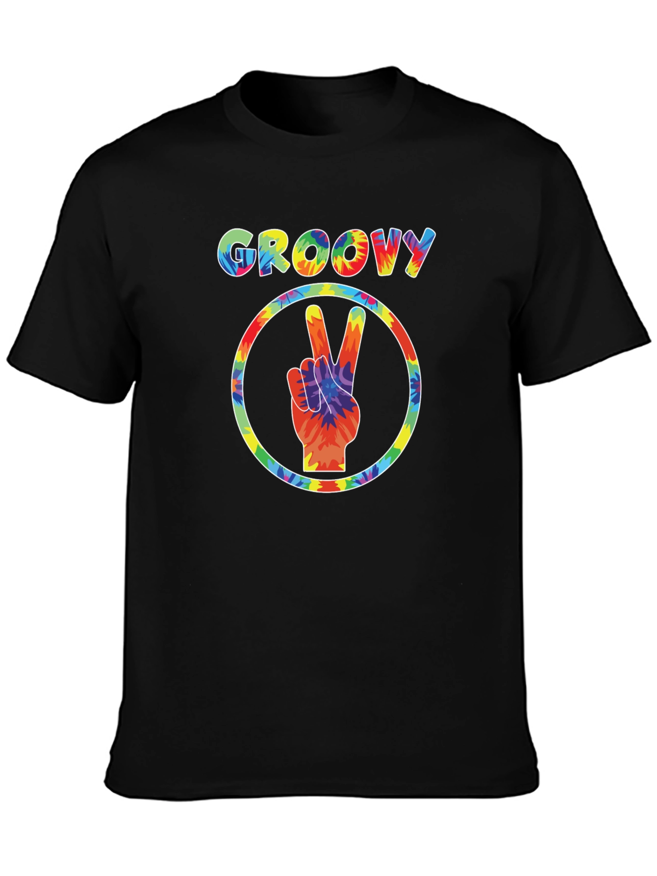 Groovy Tie-Dye Peace Sign T-Shirt