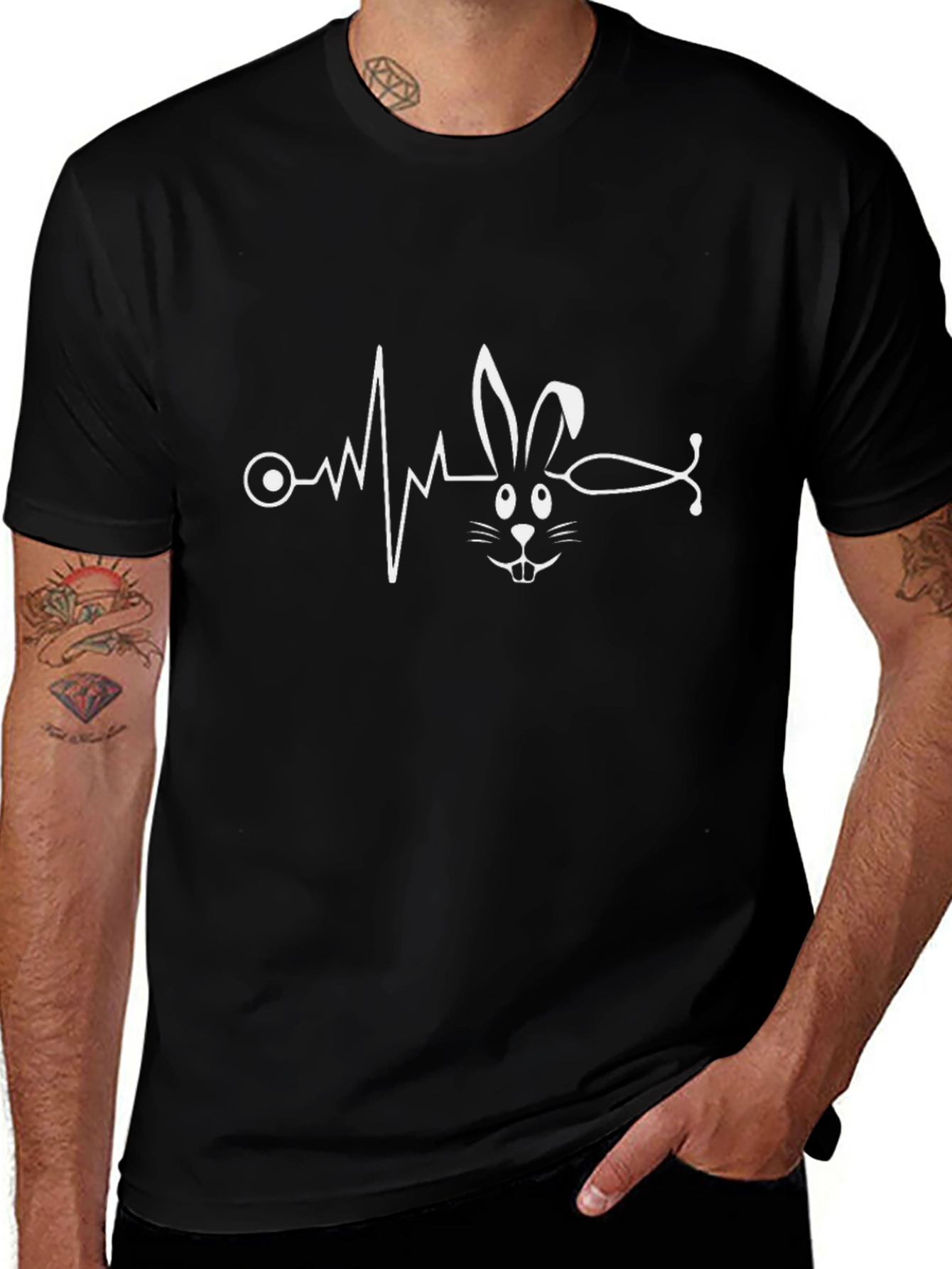 Funny Bunny Veterinarian T-Shirt