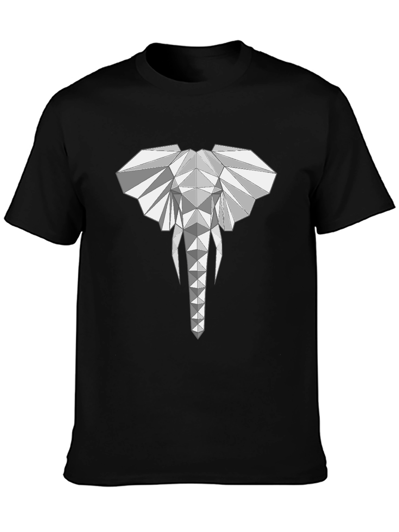 Geometric Elephant Graphic T-Shirt