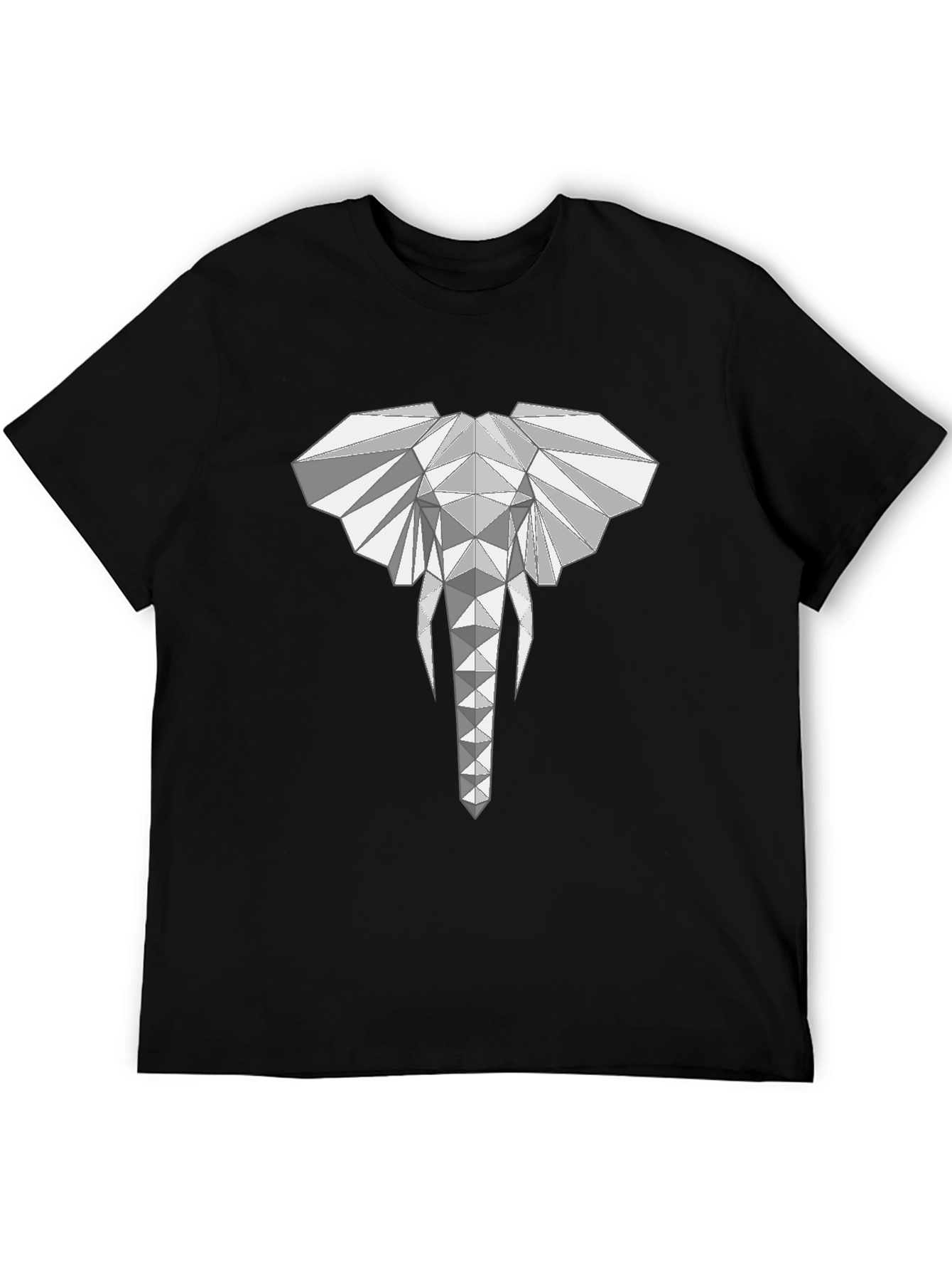 Geometric Elephant Graphic T-Shirt