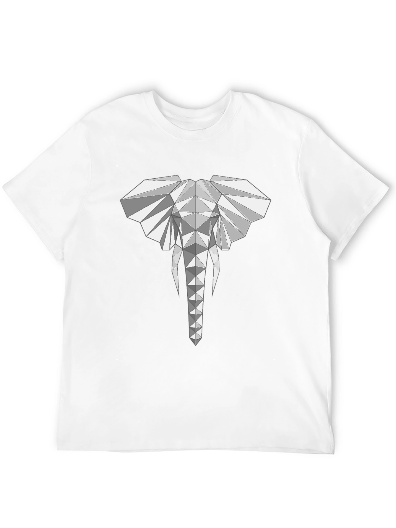 Geometric Elephant Graphic T-Shirt