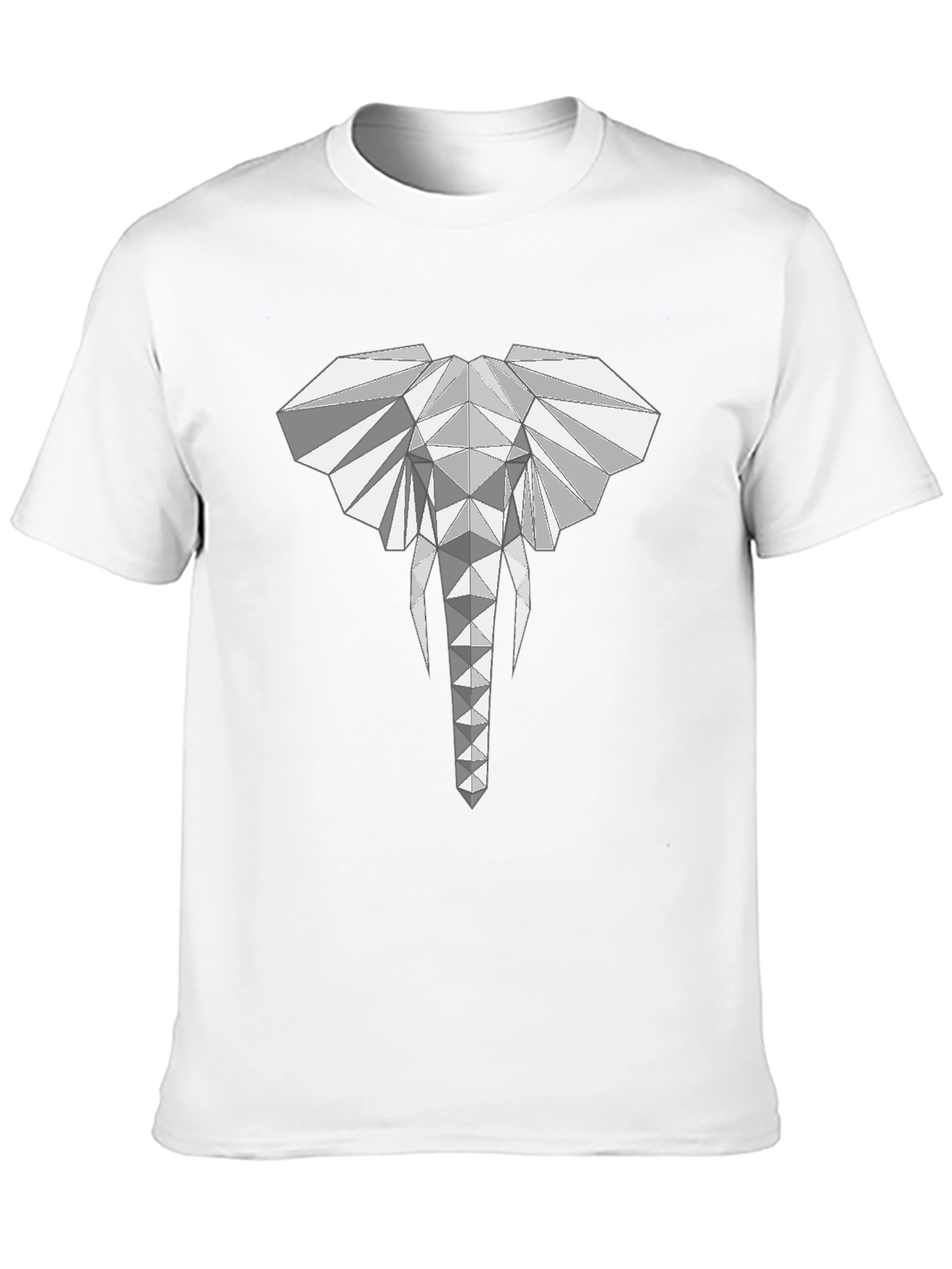 Geometric Elephant Graphic T-Shirt