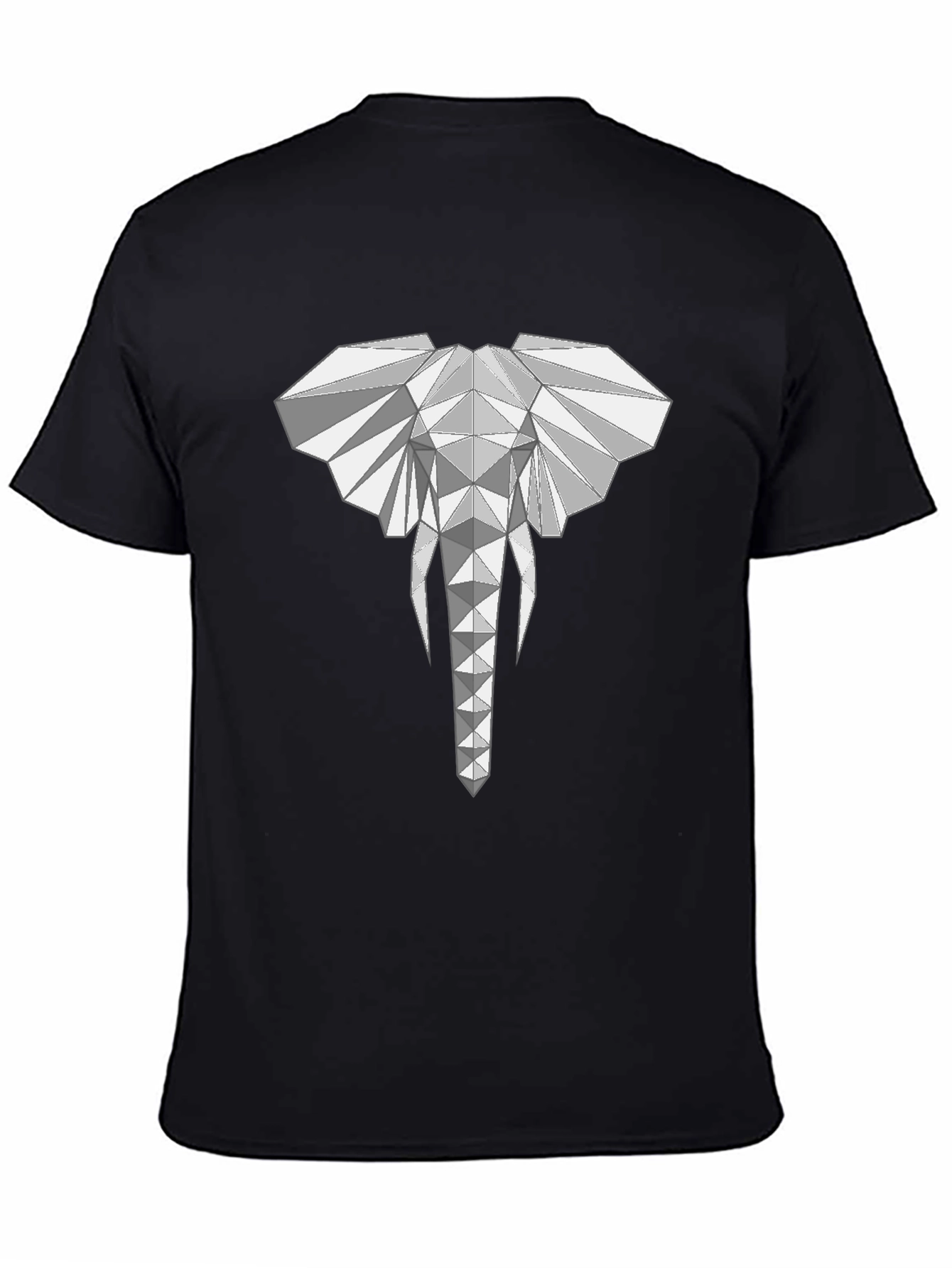 Geometric Elephant Graphic T-Shirt