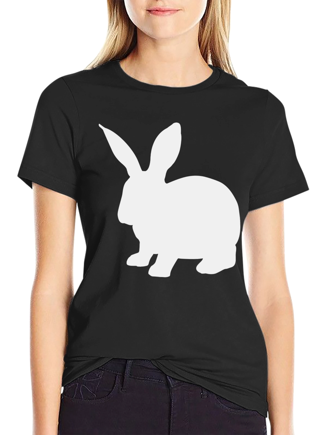 Rabbit Graphic Tee - Soft Cotton Comfort Fit