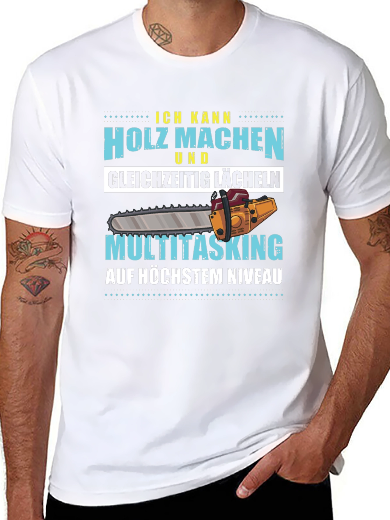 Funny Chainsaw Lumberjack T-Shirt