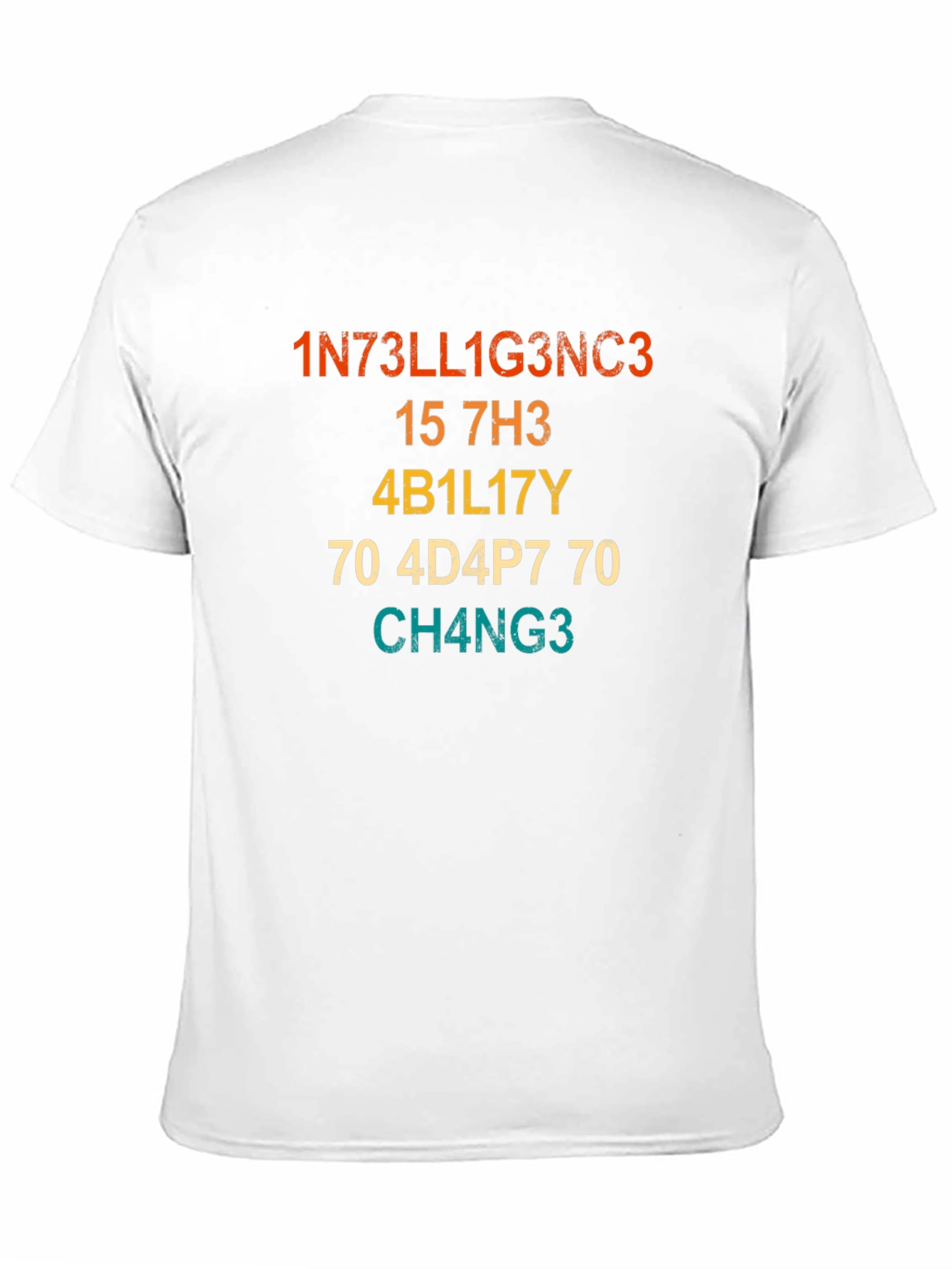 Intelligence Pun T-Shirt - Be the Change