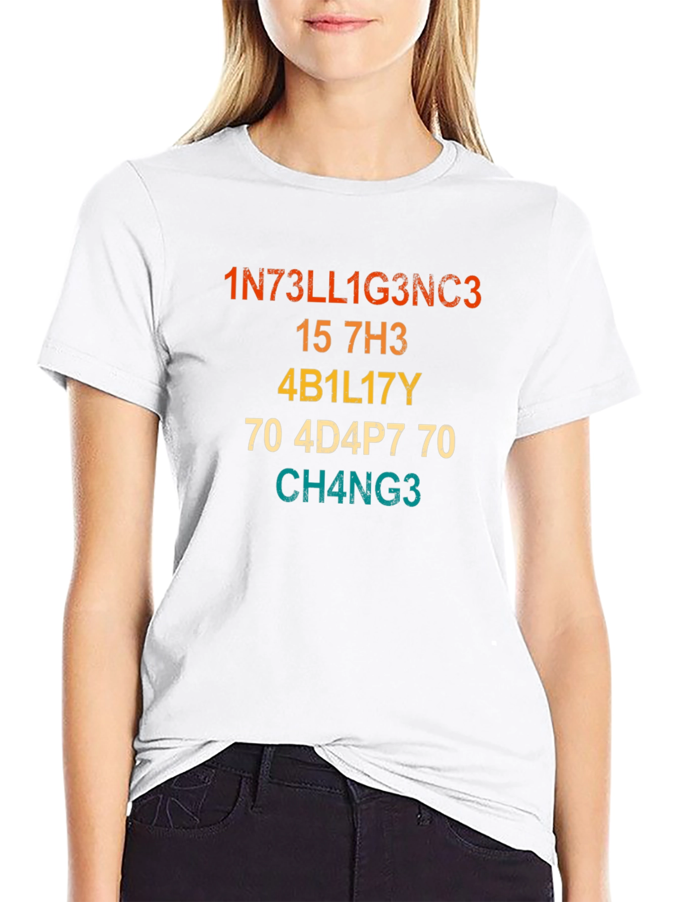 Intelligence Pun T-Shirt - Be the Change