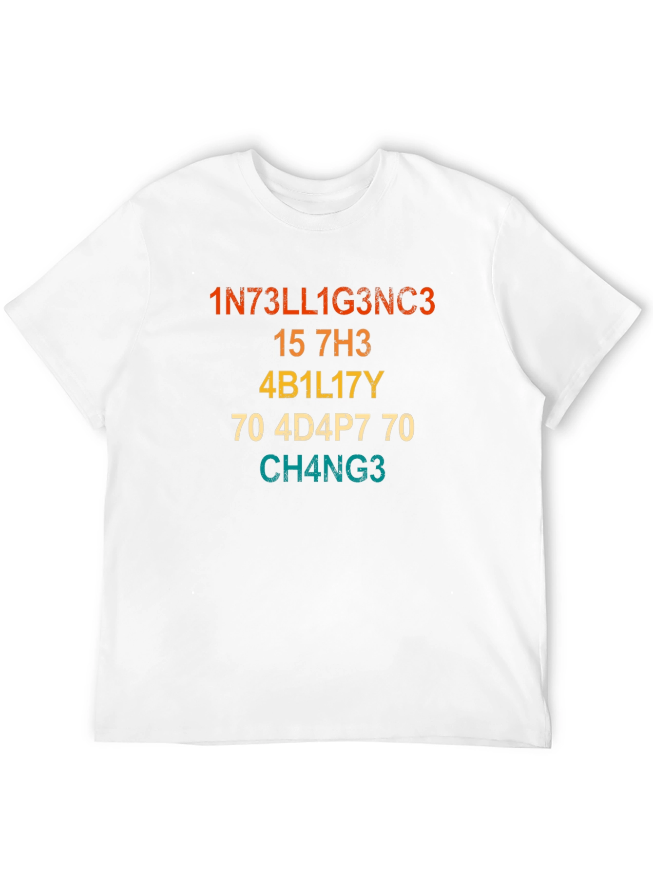 Intelligence Pun T-Shirt - Be the Change