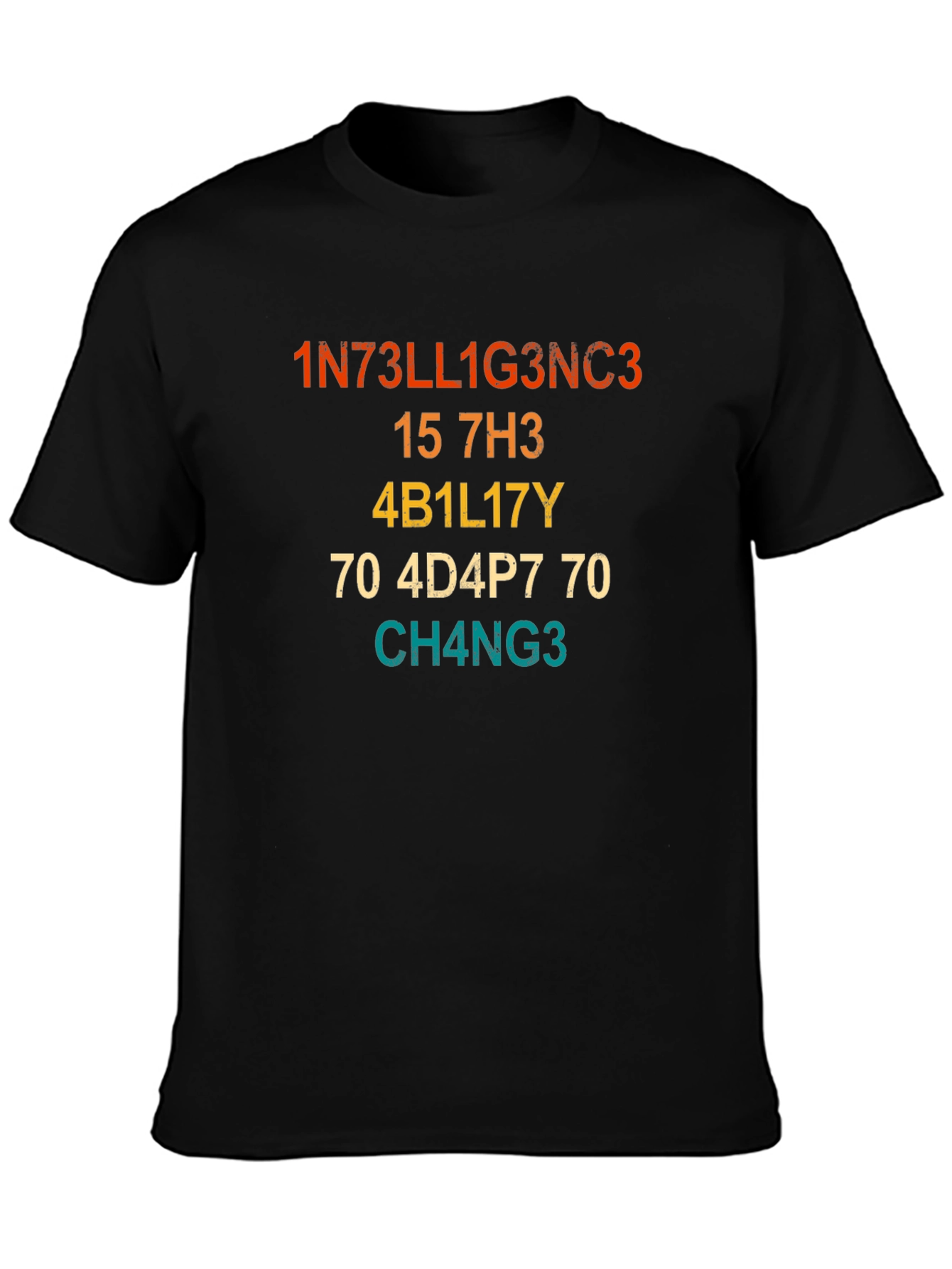 Intelligence Pun T-Shirt - Be the Change