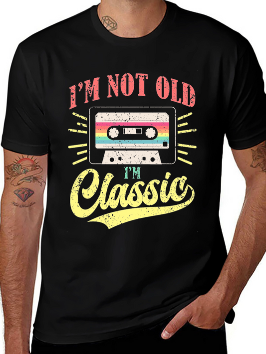 Im Not Old Im Classic Cassette Tape Graphic Tee