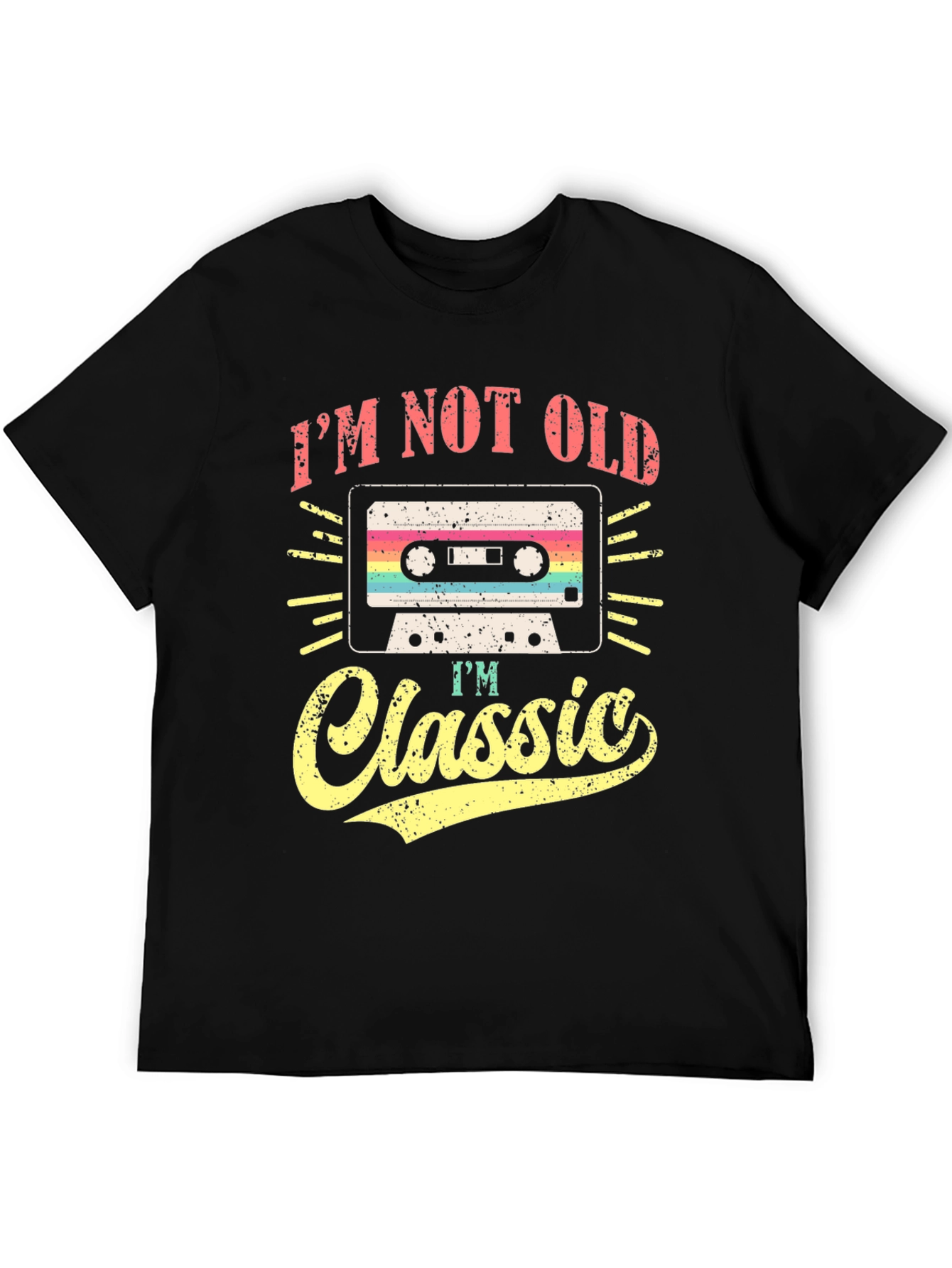 Im Not Old Im Classic Cassette Tape Graphic Tee