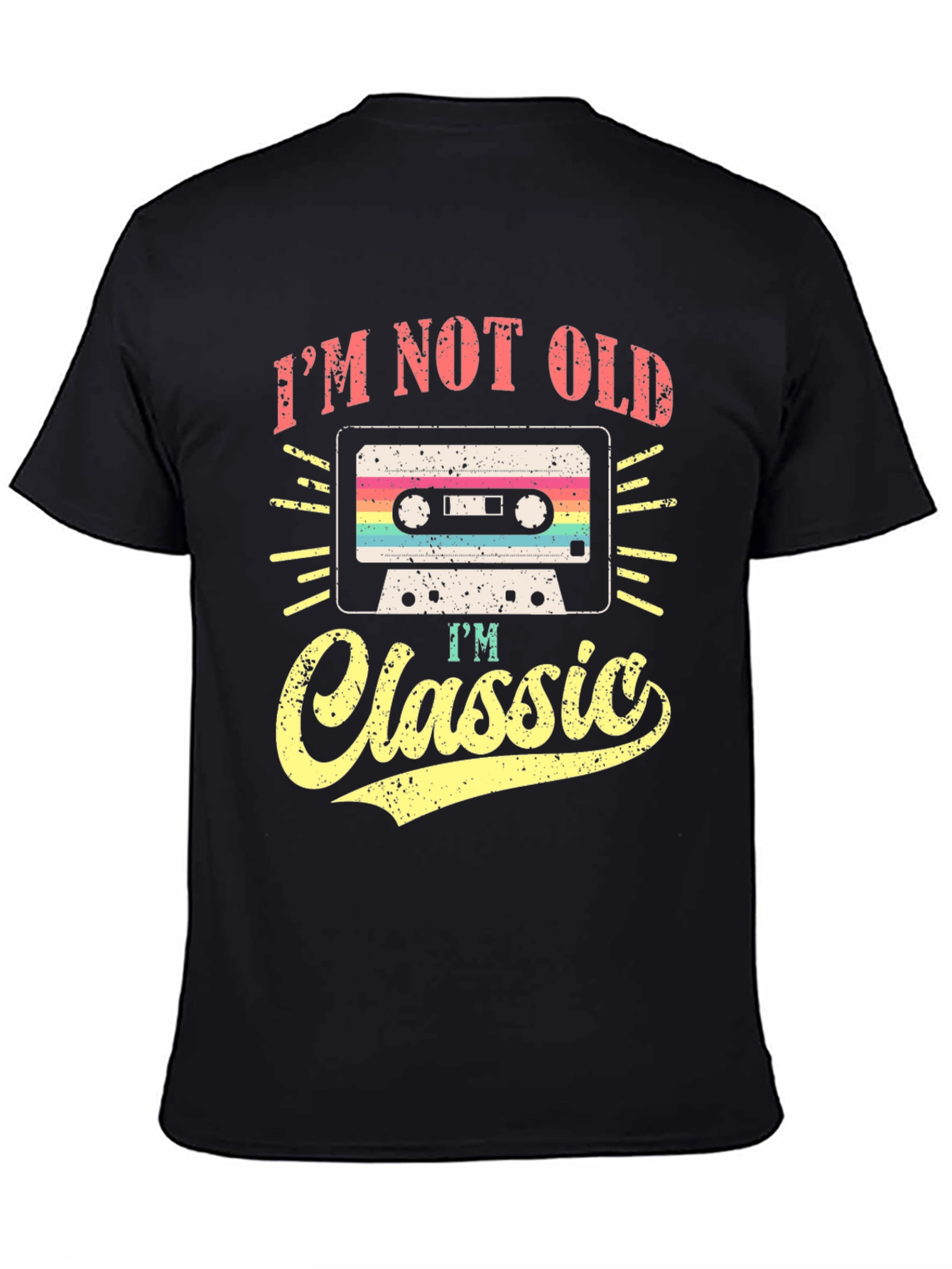 Im Not Old Im Classic Cassette Tape Graphic Tee