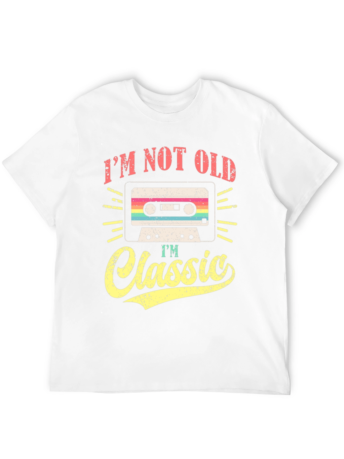 Im Not Old Im Classic Cassette Tape Graphic Tee
