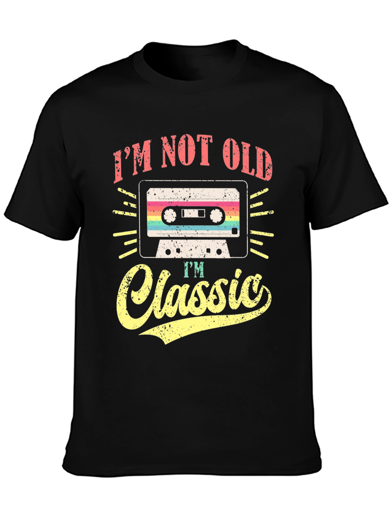 Im Not Old Im Classic Cassette Tape Graphic Tee