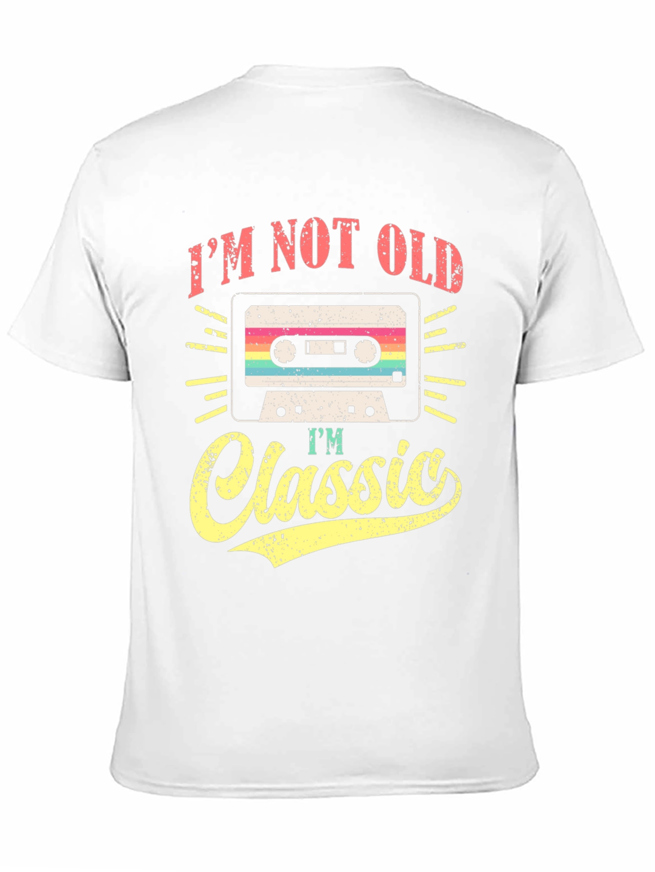 Im Not Old Im Classic Cassette Tape Graphic Tee