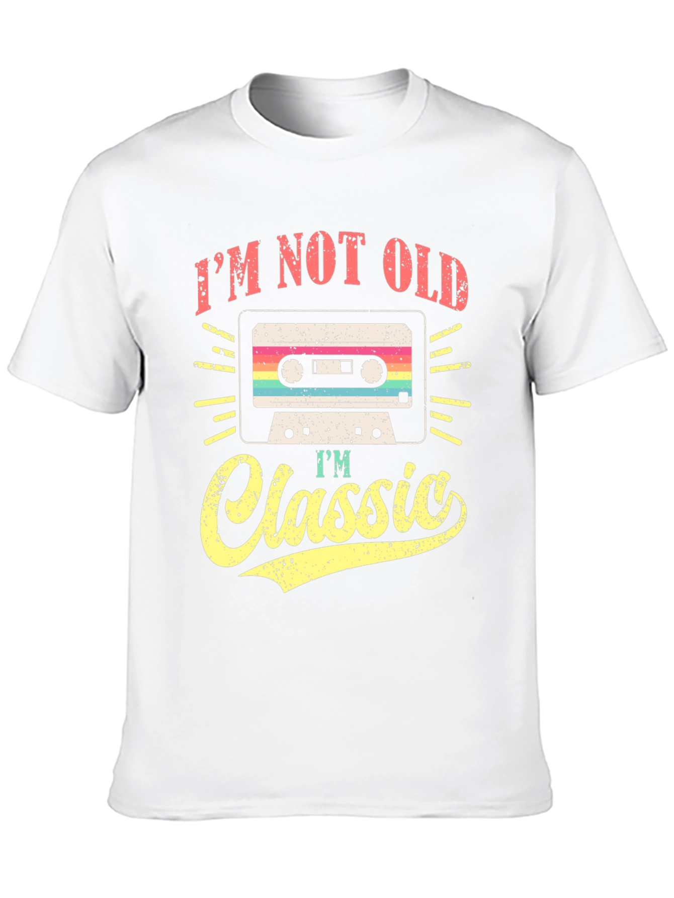 Im Not Old Im Classic Cassette Tape Graphic Tee
