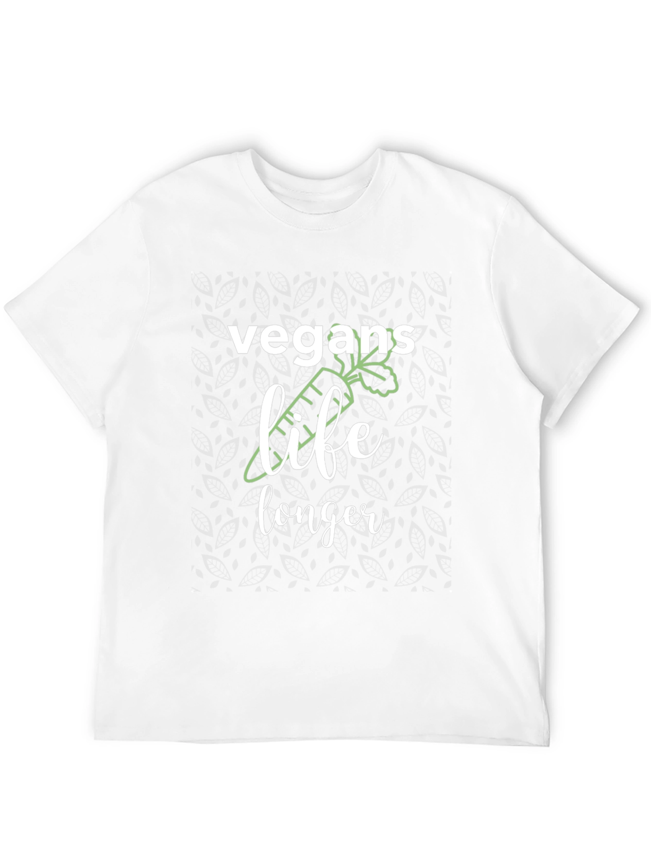 Vegan Life Longer T-Shirt - Black