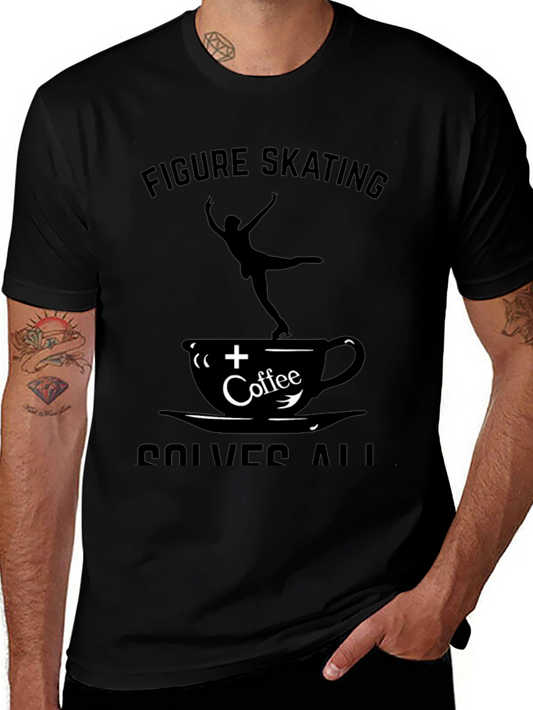 Figure Skating Coffee Solves All T-Shirt