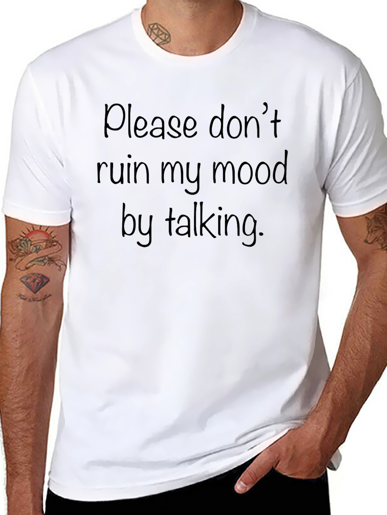 Dont Ruin My Mood Funny Sarcastic T-Shirt
