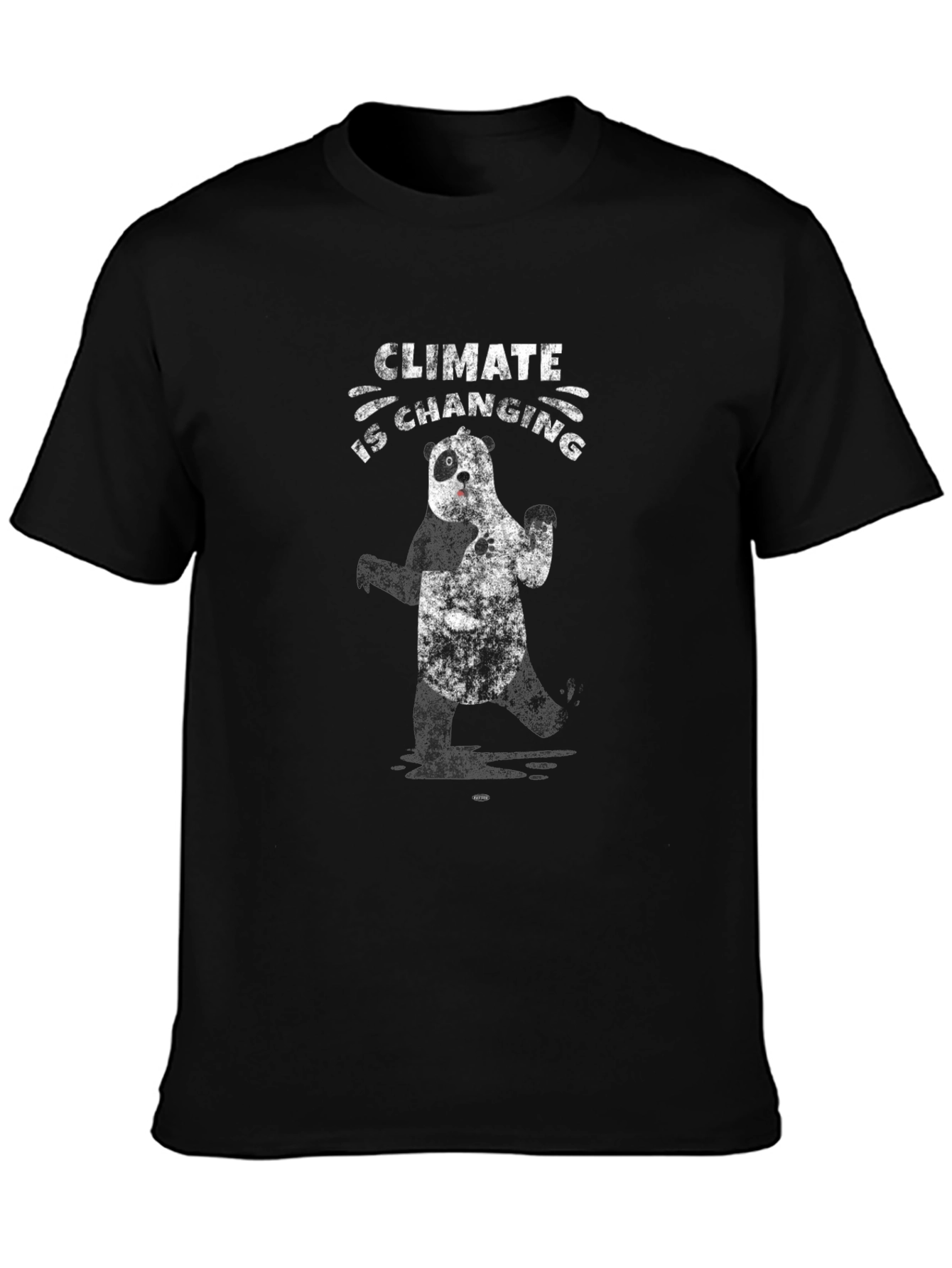 Climate Change Awareness Panda Graphic T-Shirt