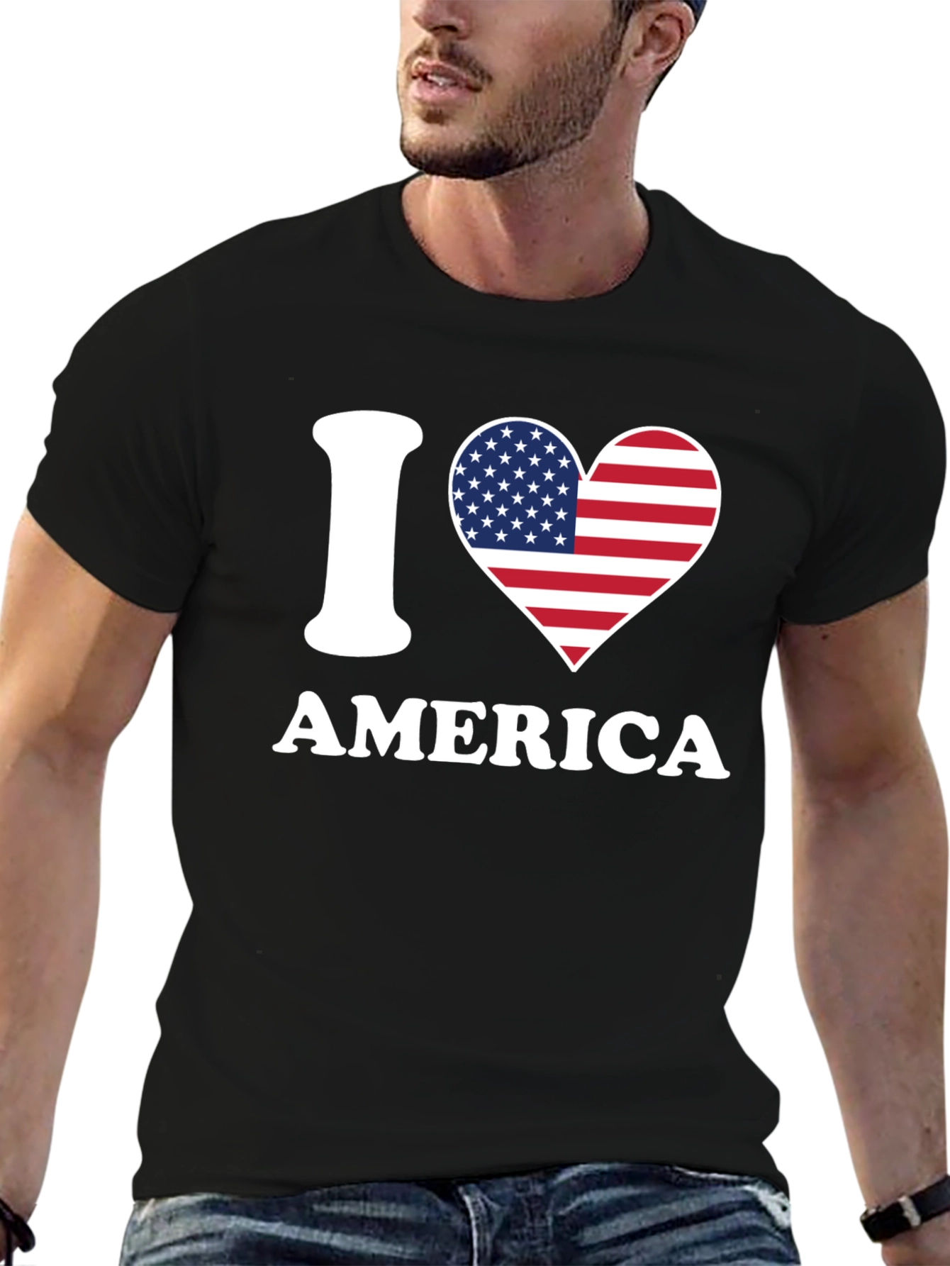I Love America Patriotic T-Shirt