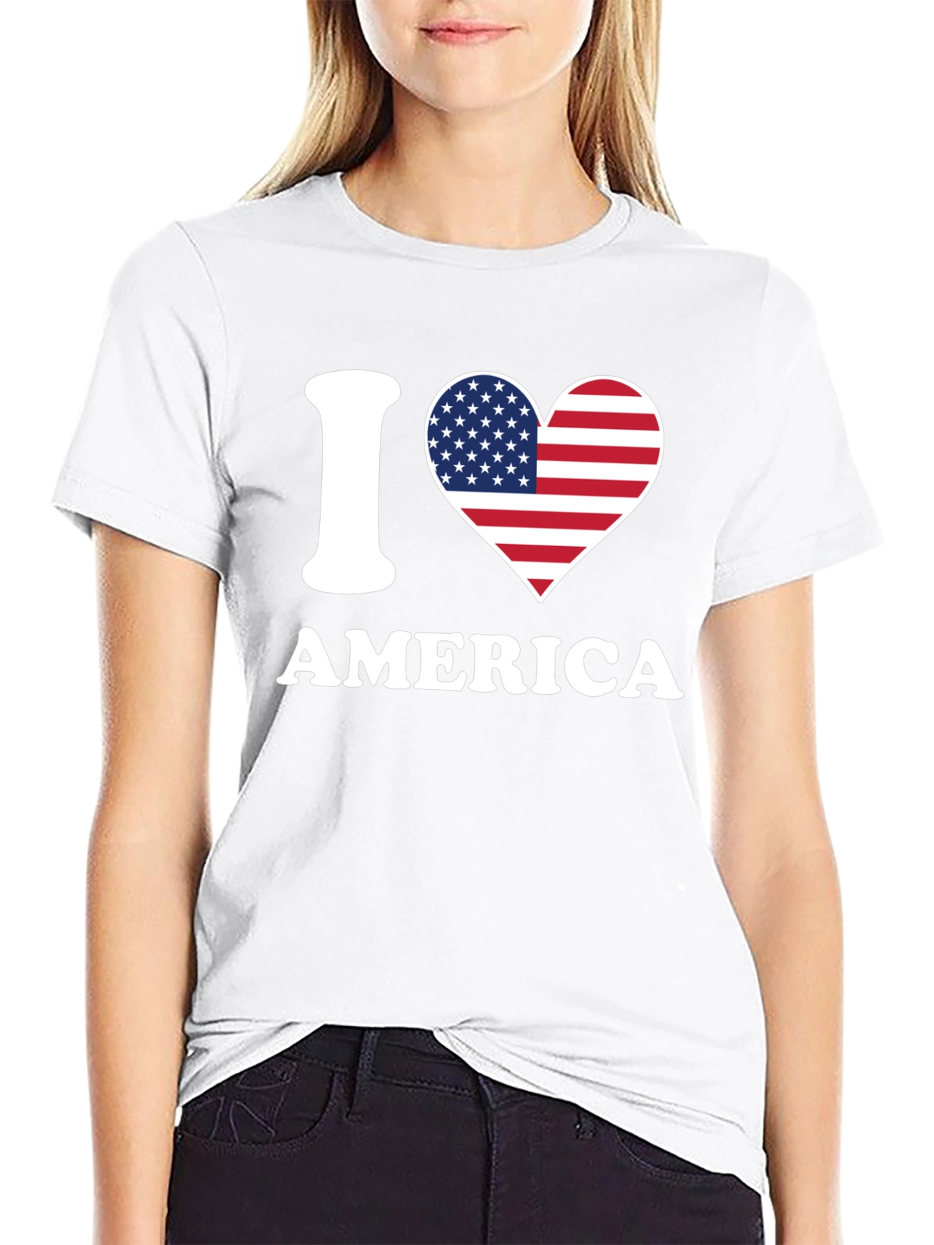 I Love America Patriotic T-Shirt