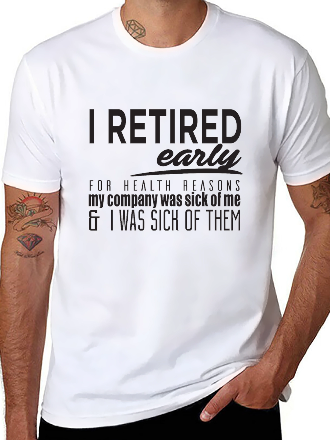 Retired Early T-Shirt - Sarcastic Retirement Tee