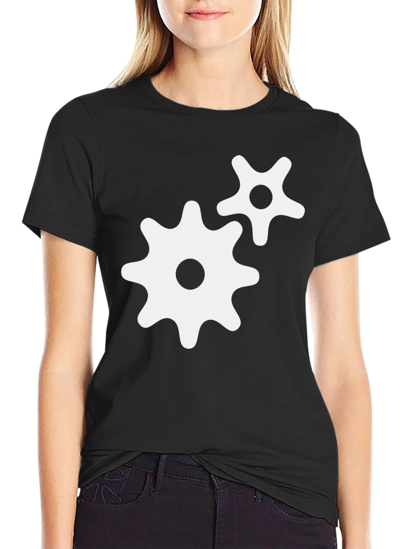 Gear Graphic Black T-Shirt